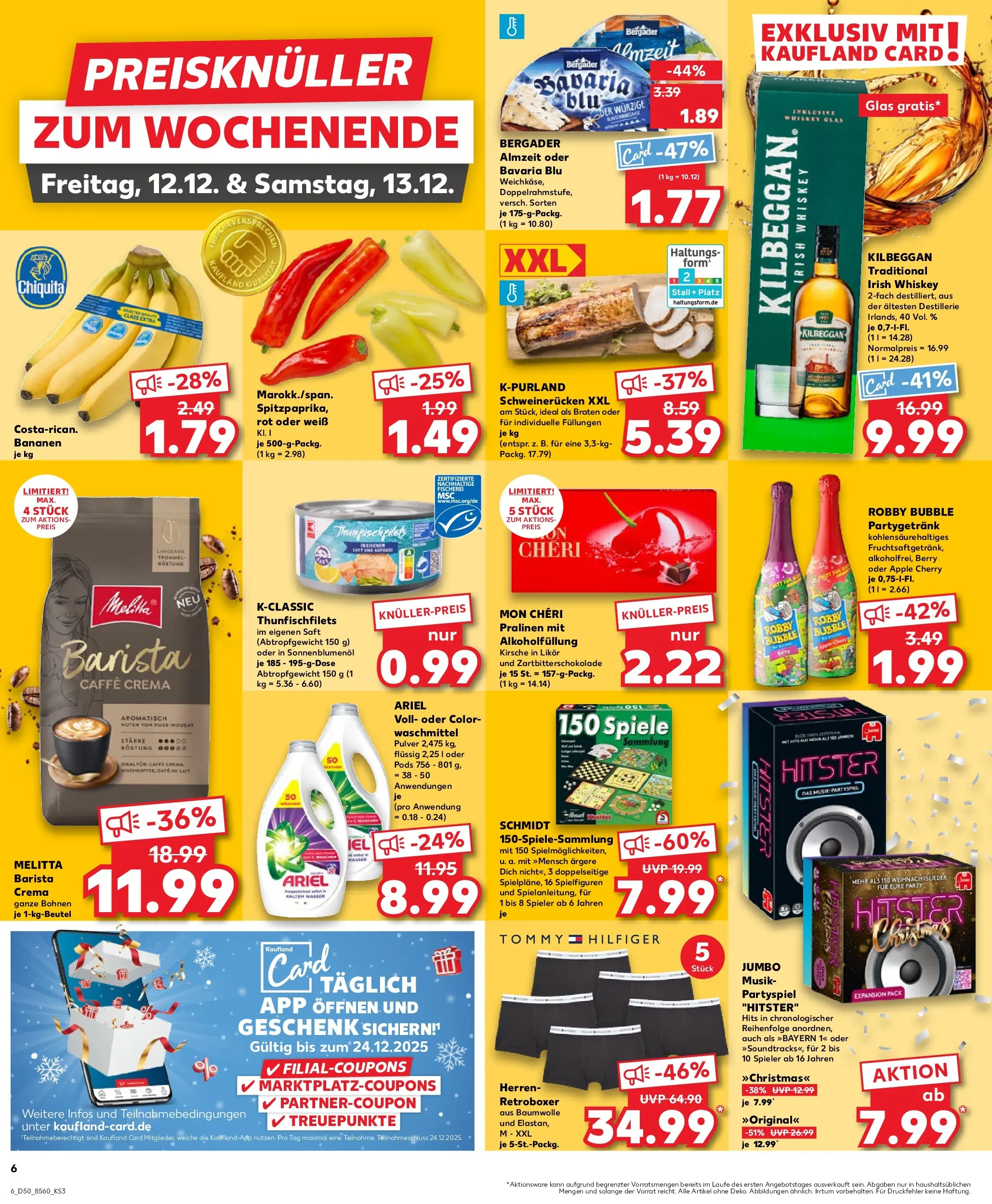 Prospekt Kaufland ab 11.12.2025 » Angebote Online zum Blättern | Seite: 6 | Produkte: Ariel, Likör, Waschmittel, Mon cheri