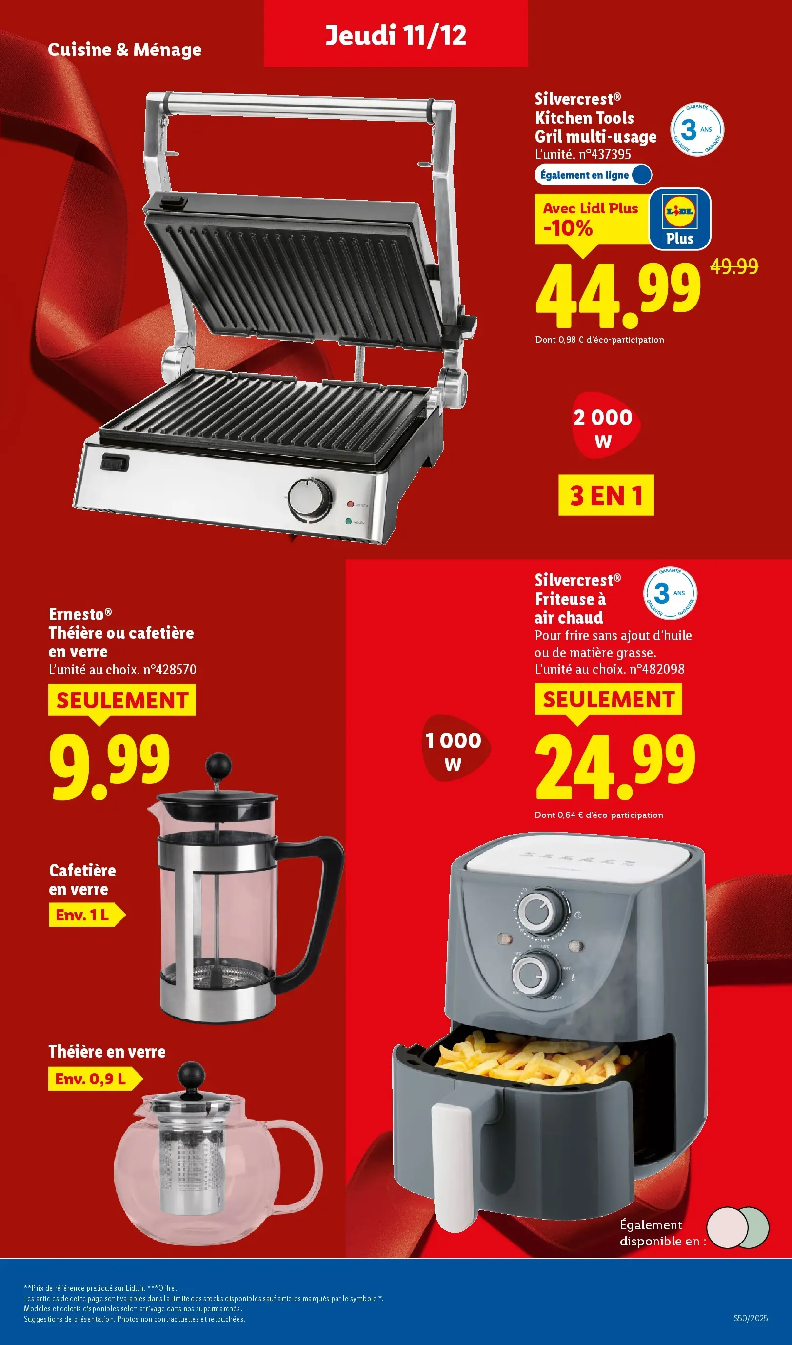 Catalogue LIDL du 10/12/2025 | Promo prospectus en ligne | Page: 45 Catalogue LIDL du 10/12/2025 | Promo prospectus en ligne | Page: 45