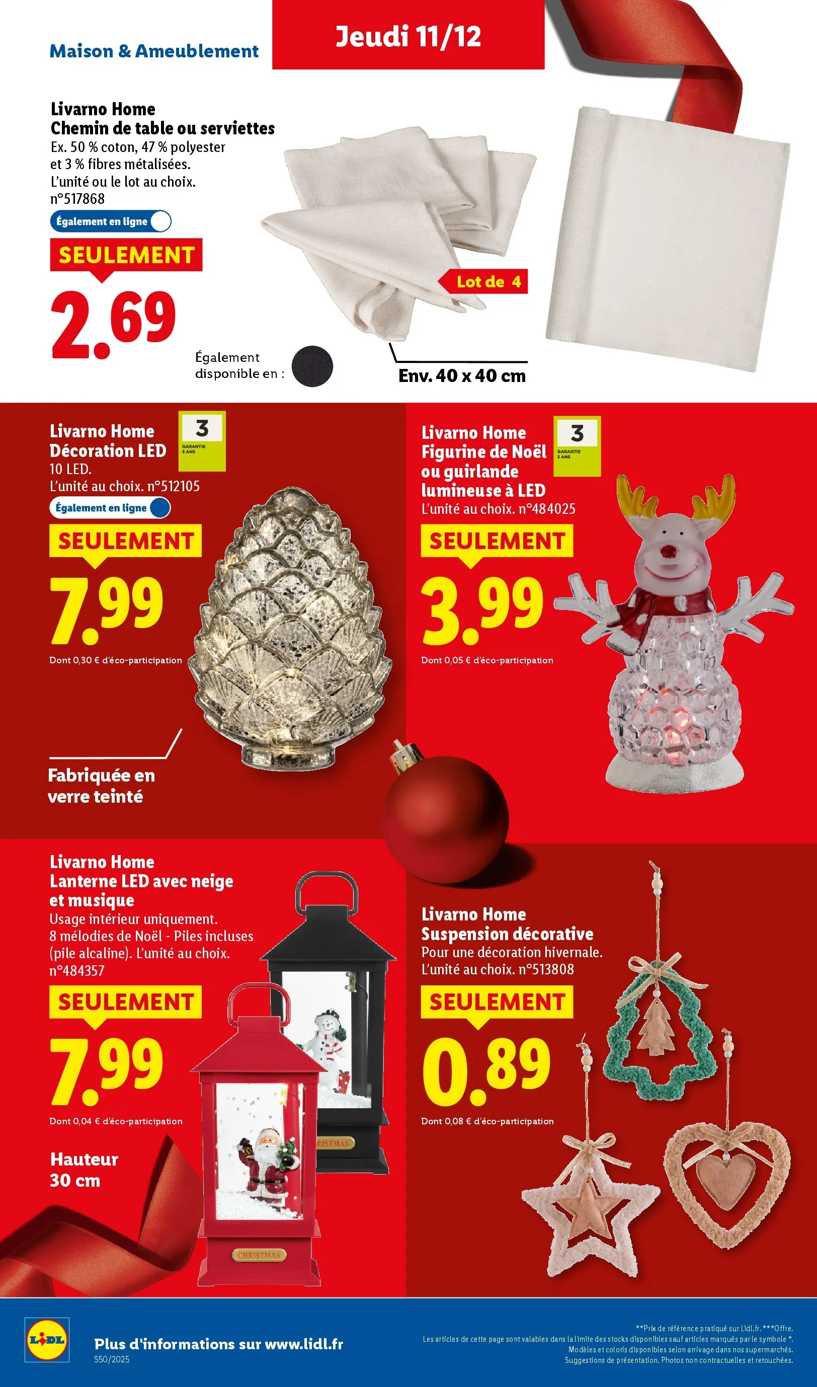 Catalogue LIDL du 10/12/2025 | Promo prospectus en ligne | Page: 46 Catalogue LIDL du 10/12/2025 | Promo prospectus en ligne | Page: 46
