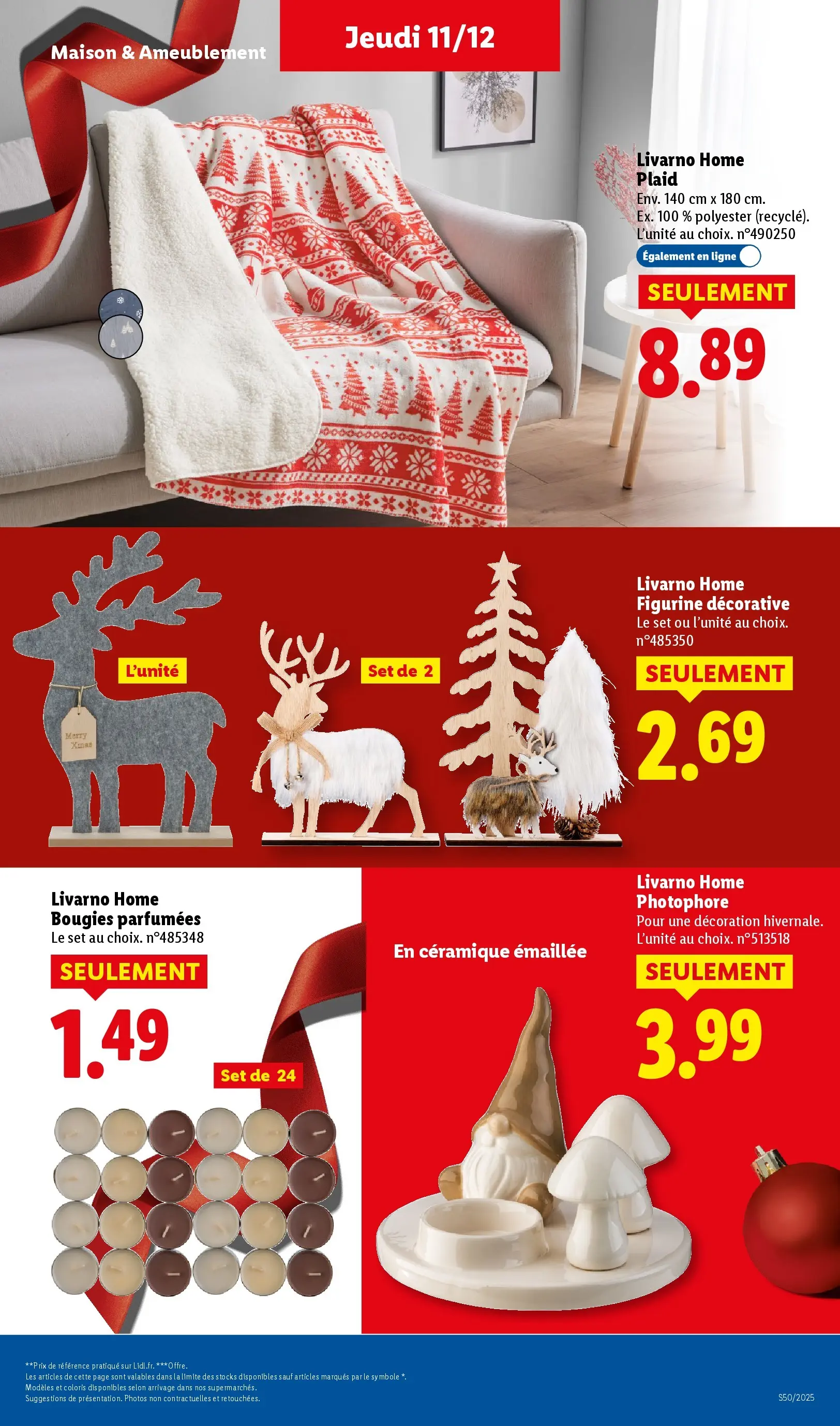 Catalogue LIDL du 10/12/2025 | Promo prospectus en ligne | Page: 47 Catalogue LIDL du 10/12/2025 | Promo prospectus en ligne | Page: 47