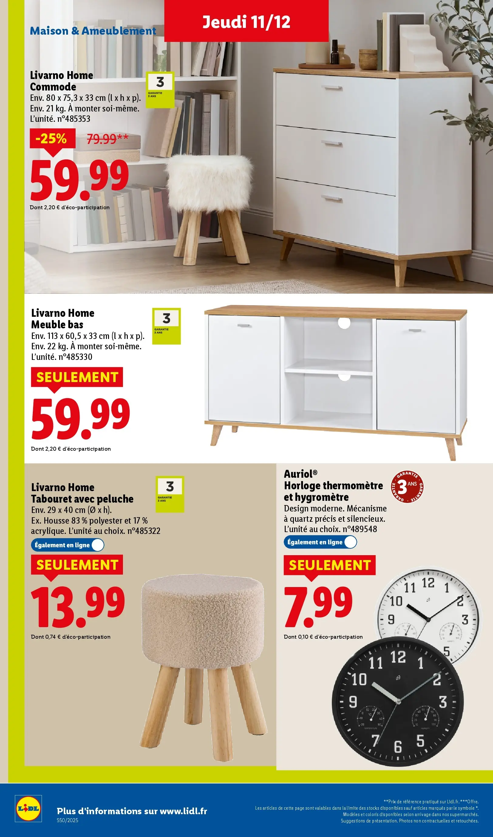 Catalogue LIDL du 10/12/2025 | Promo prospectus en ligne | Page: 50 Catalogue LIDL du 10/12/2025 | Promo prospectus en ligne | Page: 50