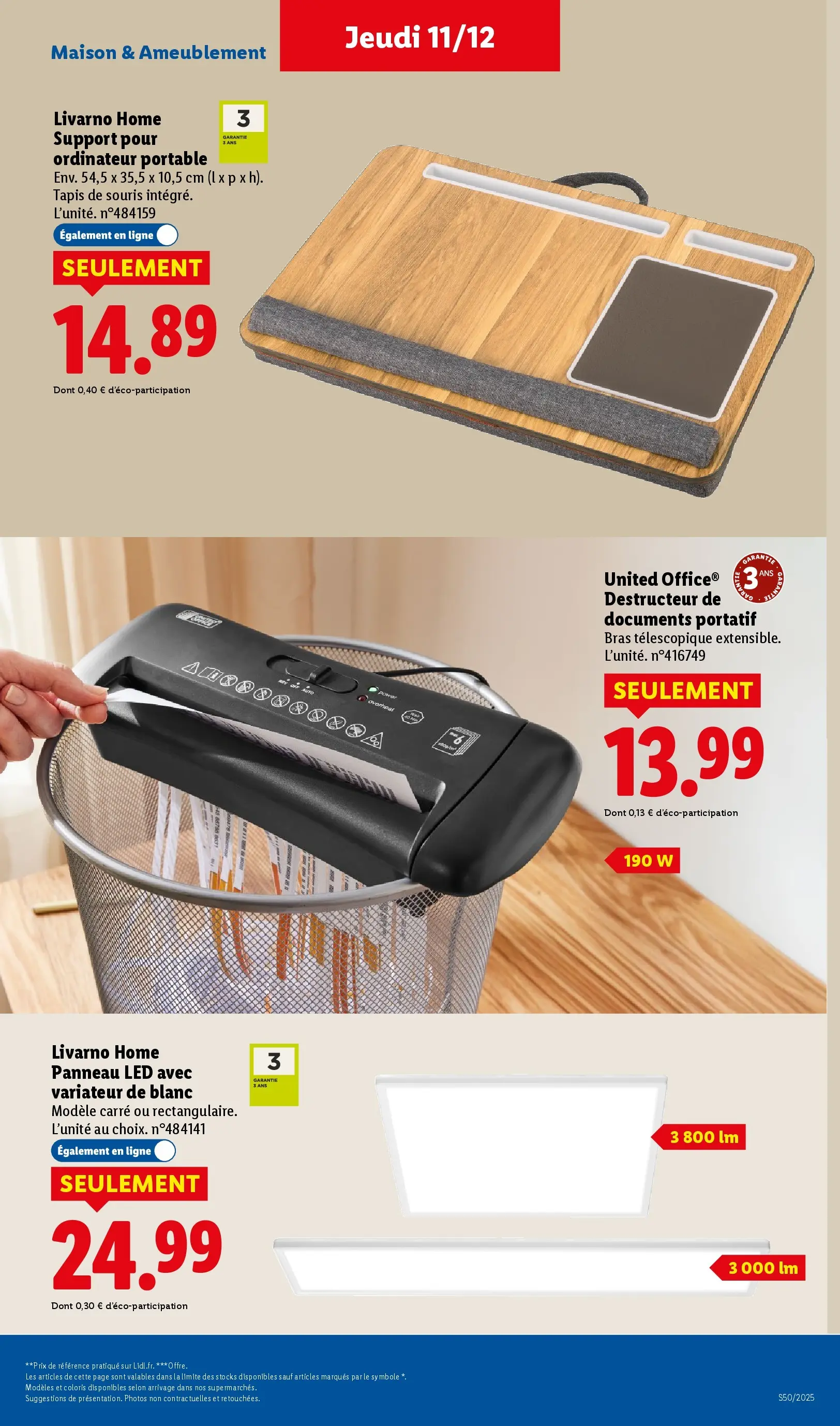 Catalogue LIDL du 10/12/2025 | Promo prospectus en ligne | Page: 55 Catalogue LIDL du 10/12/2025 | Promo prospectus en ligne | Page: 55