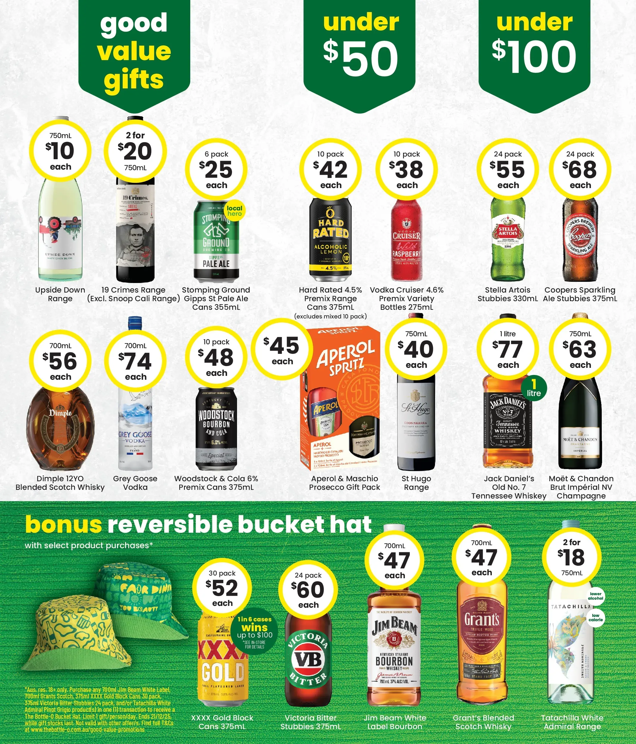 The Bottle-O - Good Value Booze, In Good Value Wrapping 08/12 - 07/12/2025 > weekly / monthly specials | Page: 3 | Products: Bucket, Bourbon, Lemon, Scotch