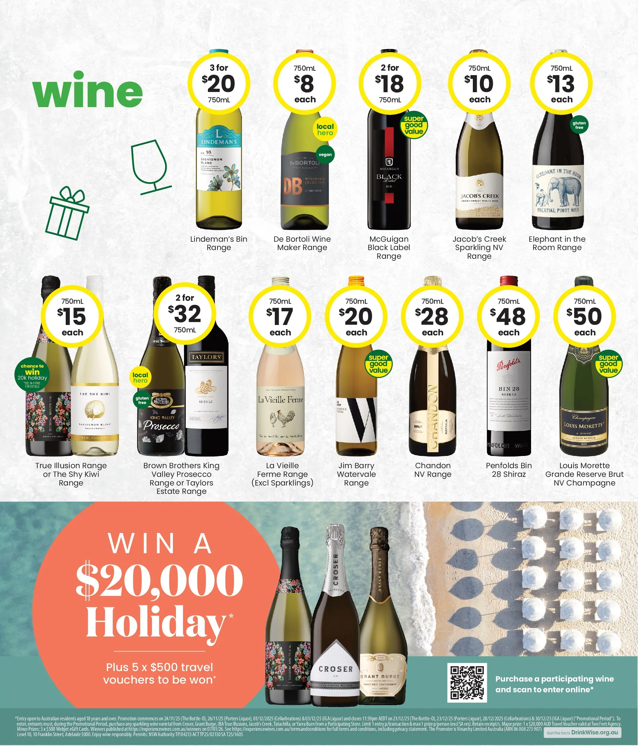 The Bottle-O - Good Value Booze, In Good Value Wrapping 08/12 - 07/12/2025 > weekly / monthly specials | Page: 7 | Products: Wine