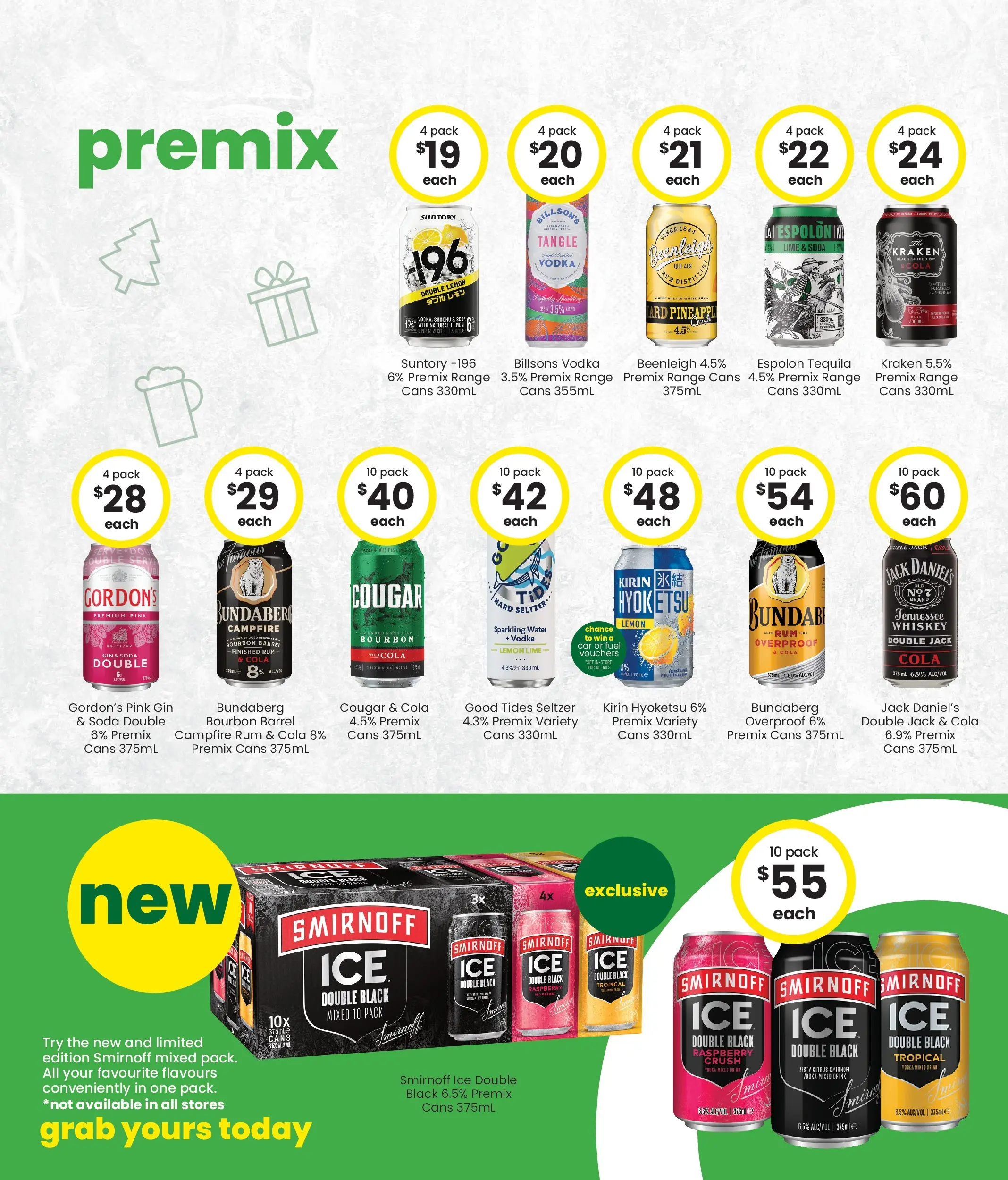 The Bottle-O Catalogue Wondunna, Maryborough, Bli Bli - 08/12/2025 > weekly / monthly specials | Page: 6 | Products: Gin, Vodka, Whiskey, Water