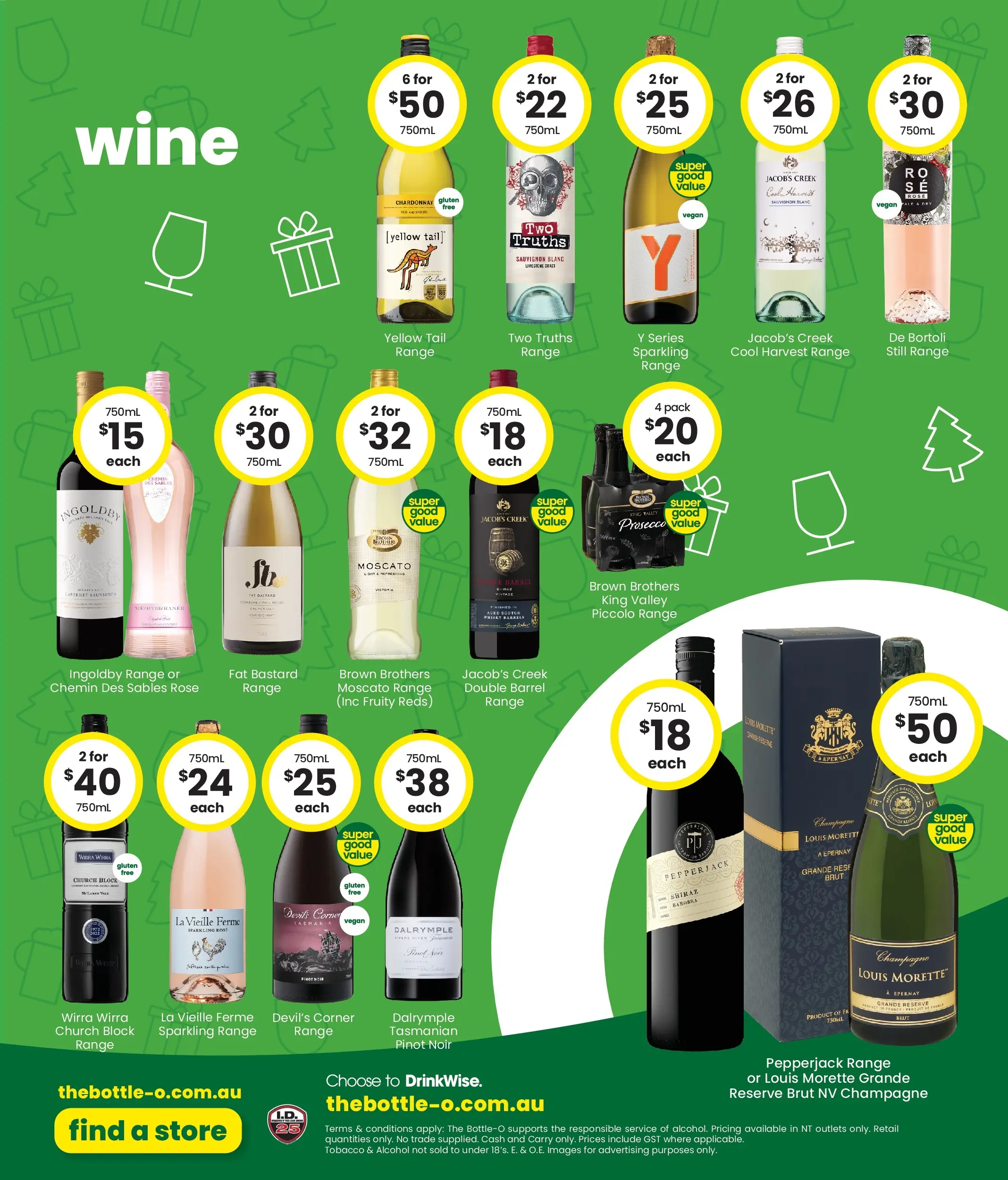 The Bottle-O Catalogue Katherine  - 08/12/2025 > weekly / monthly specials | Page: 8 | Products: Wine, Case
