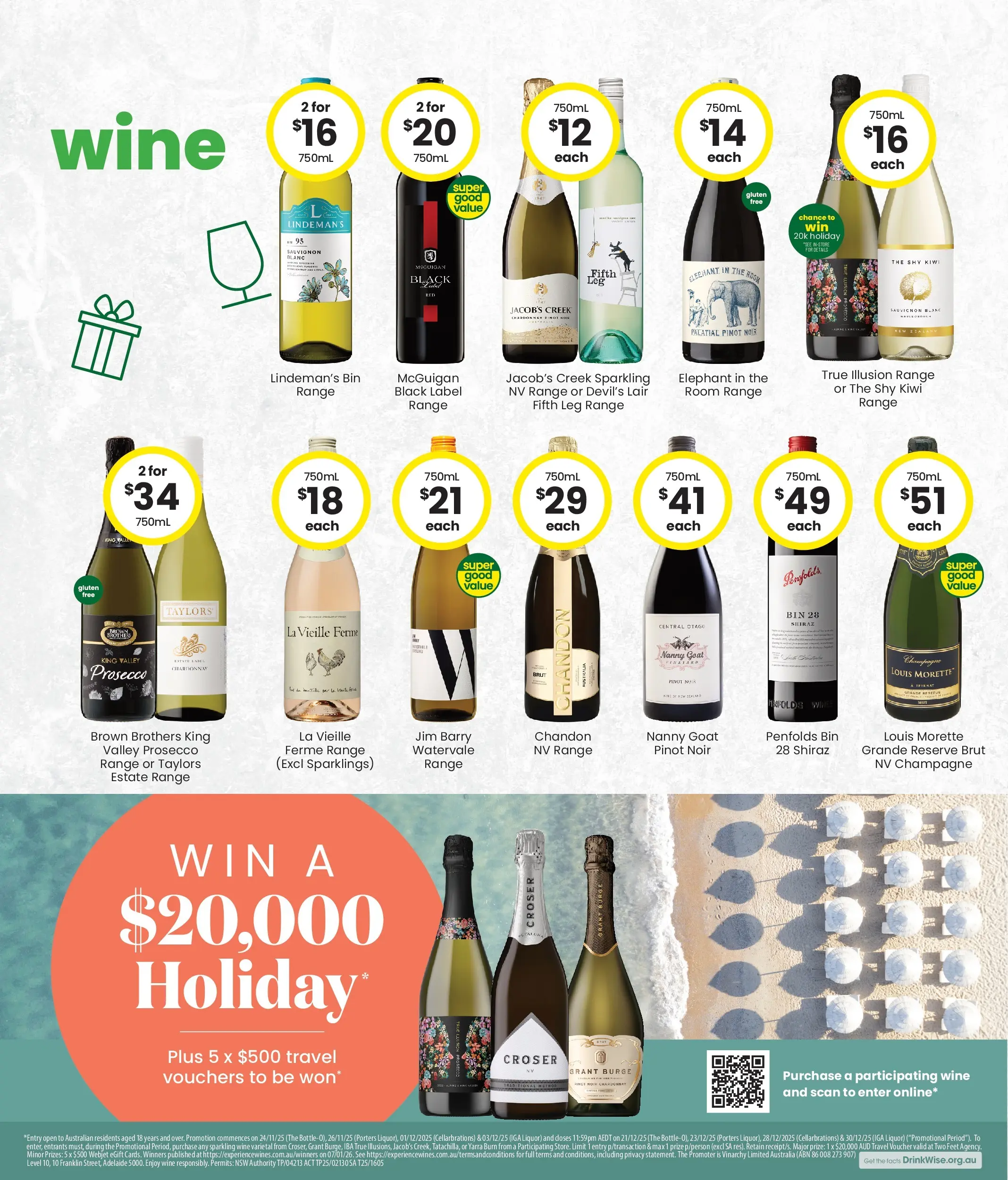 The Bottle-O Catalogue Charleville, Collinsville, Thursday Island - 08/12/2025 > weekly / monthly specials | Page: 7 | Products: Wine