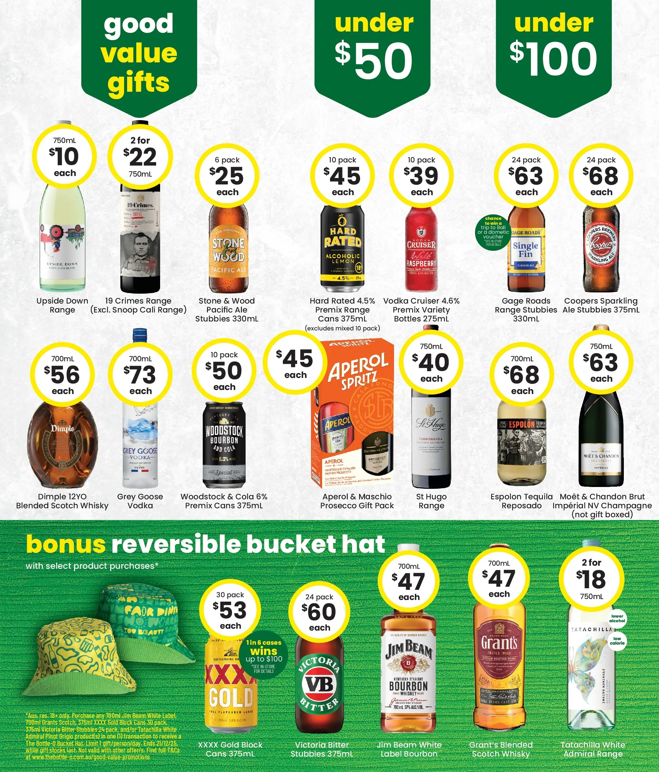 The Bottle-O - Good Value Booze, In Good Value Wrapping 08/12 - 07/12/2025 > weekly / monthly specials | Page: 3 | Products: Vodka, Whiskey, Wood, Scotch