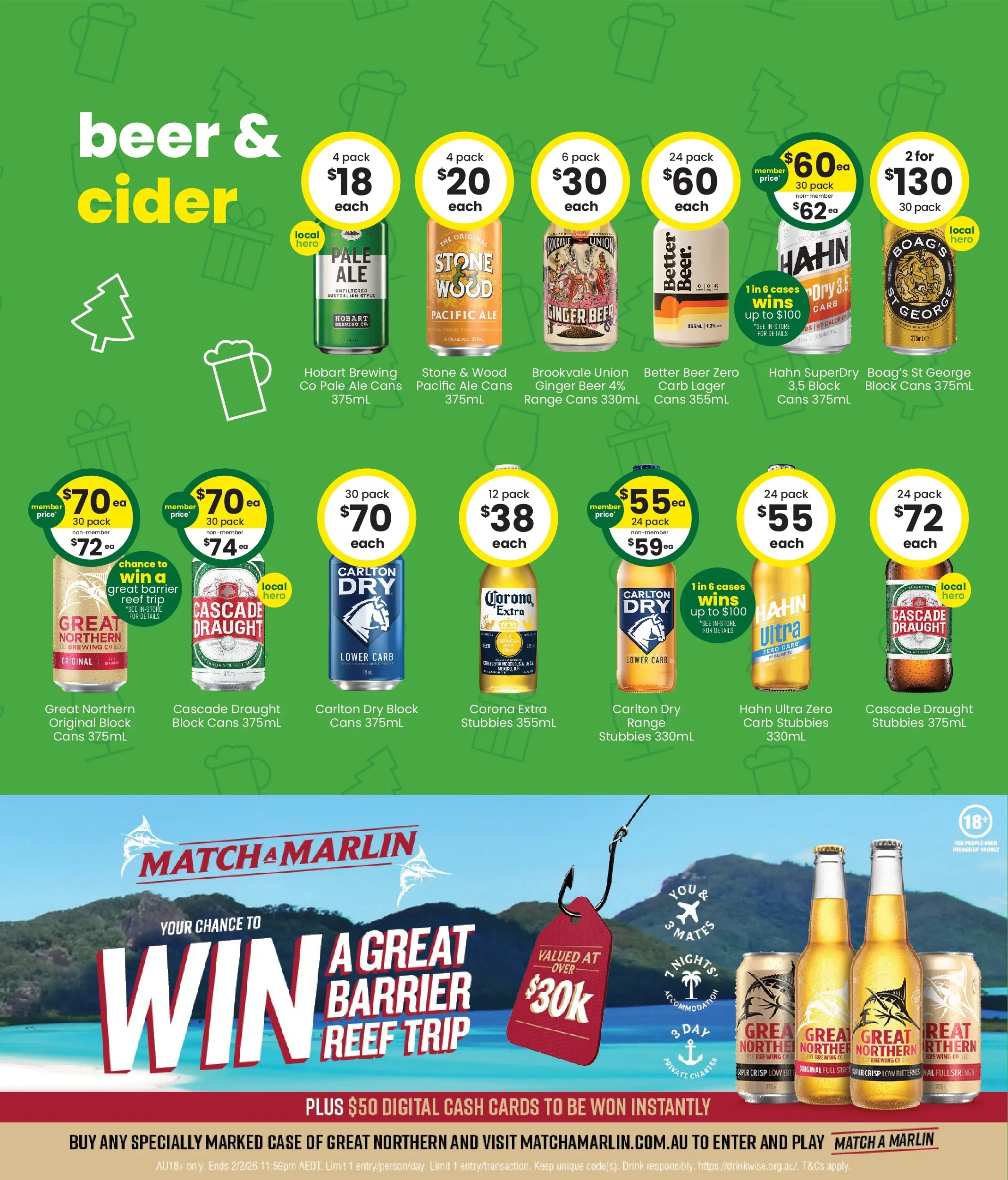 The Bottle-O - Good Value Booze, In Good Value Wrapping 08/12 - 07/12/2025 > weekly / monthly specials | Page: 4 | Products: Fur, Beer, Digital, Case