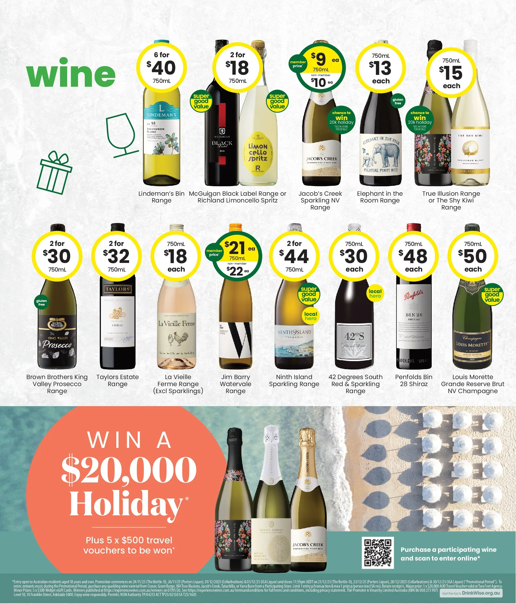 The Bottle-O - Good Value Booze, In Good Value Wrapping 08/12 - 07/12/2025 > weekly / monthly specials | Page: 7 | Products: Wine