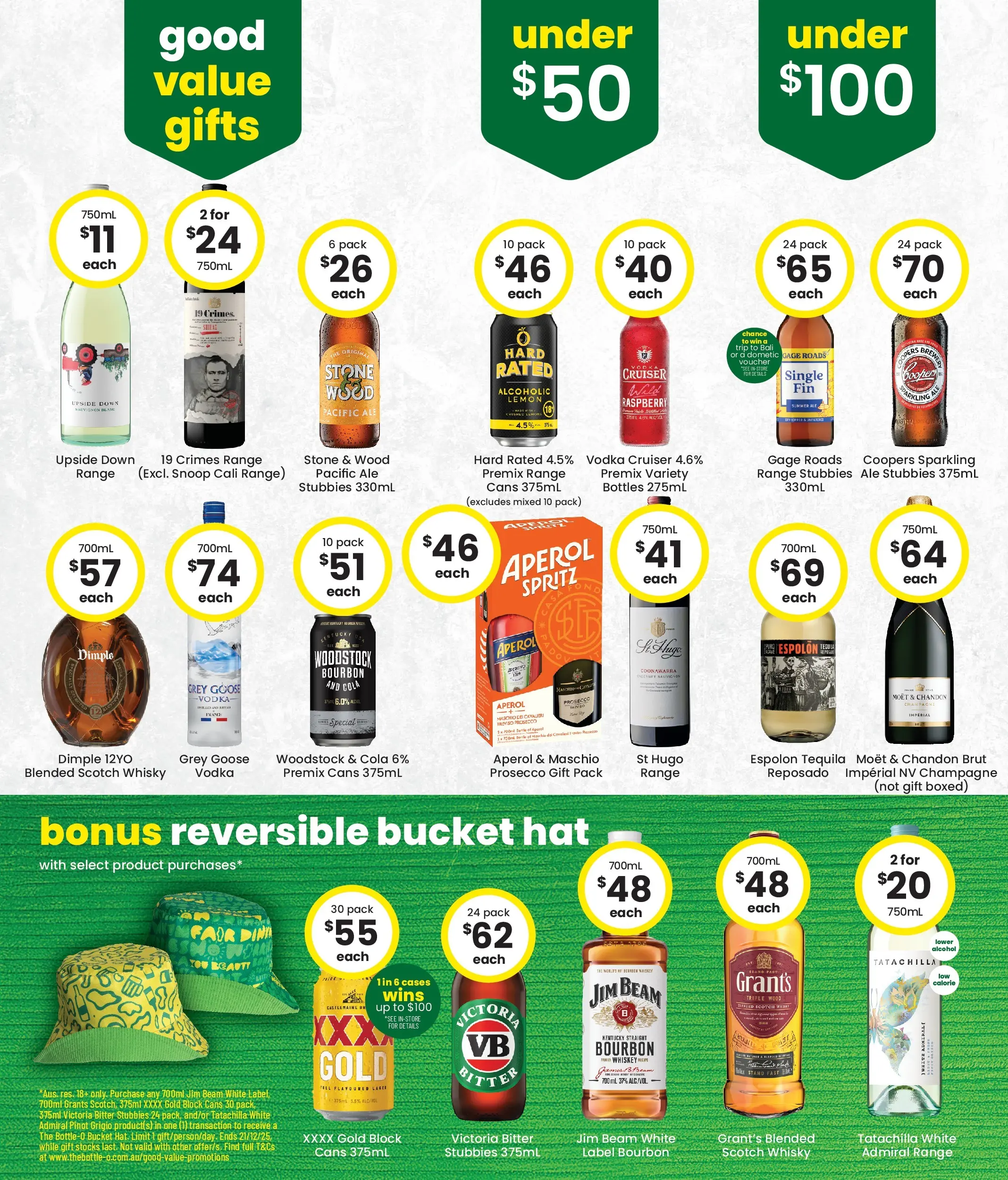 The Bottle-O - Good Value Booze, In Good Value Wrapping 08/12 - 07/12/2025 > weekly / monthly specials | Page: 3 | Products: Bucket, Light, Whiskey, Scotch