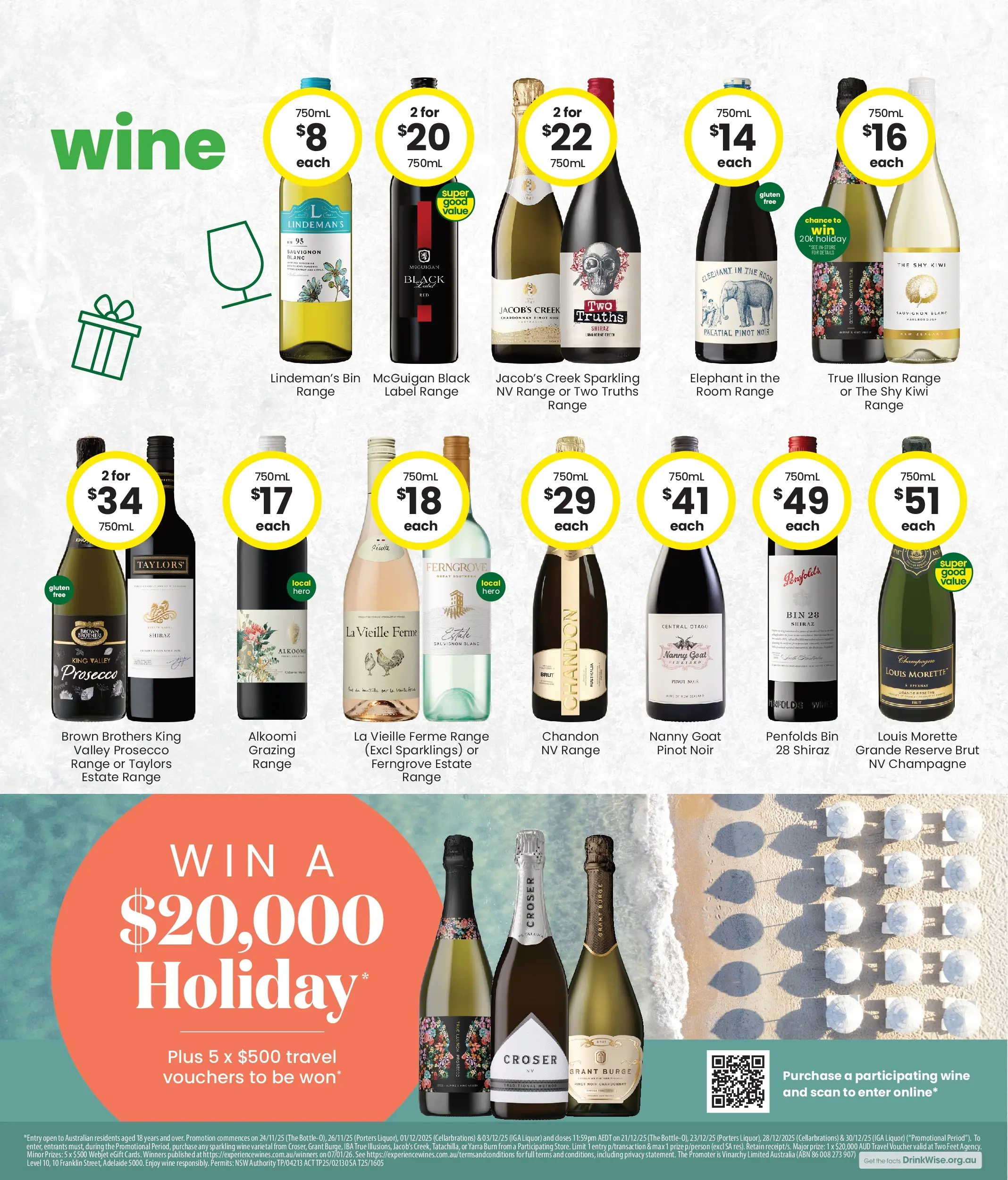The Bottle-O - Good Value Booze, In Good Value Wrapping 08/12 - 07/12/2025 > weekly / monthly specials | Page: 7 | Products: Wine