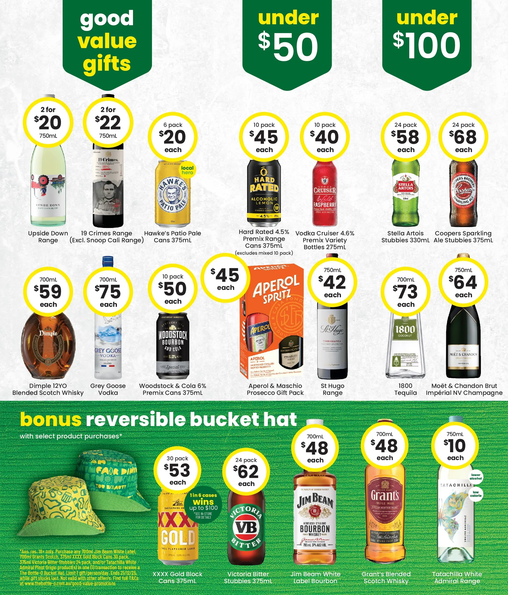 The Bottle-O Catalogue Wickham, Deniliquin, The Oaks - 08/12/2025 > weekly / monthly specials | Page: 3 | Products: Bucket, Vodka, Whiskey, Lemon