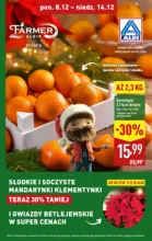 Słodkie i soczyste mandarynki w ALDI Aldi – do 14.12.2025
