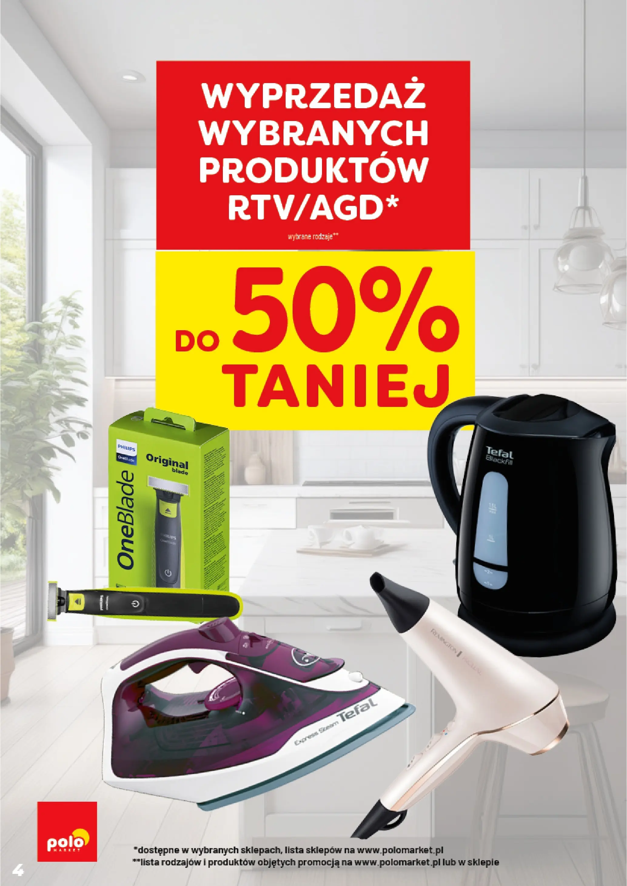Nowa POLOmarket gazetka od jutra 03.12.2025 (PDF) | Strona: 4 | Produkty: Tefal