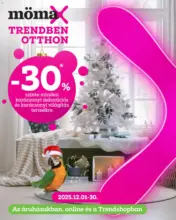 Mömax újság érvényessége 2025.12.30-ig