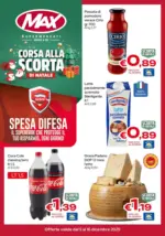 Max Supermercati Corsa alla scorta di Natale - al 16.12.2025