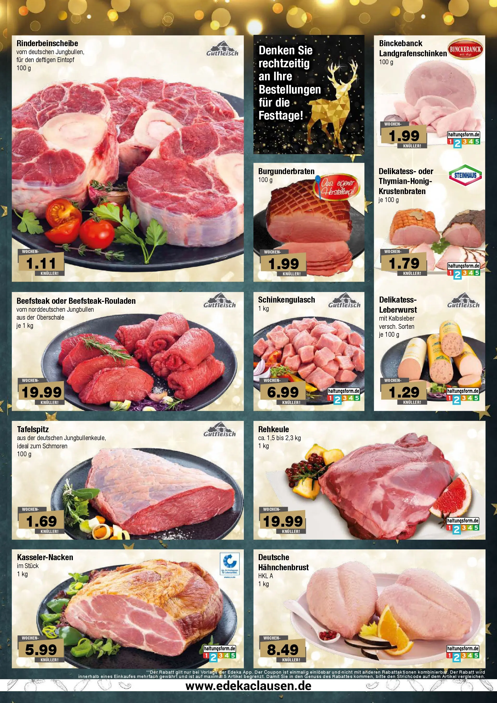 Edeka prospekt Hamburg	 (ab 07.12.2025) » Angebote Online | Seite: 3 | Produkte: Tafelspitz, Krustenbraten, Kalbsleber, Hahnchenbrust