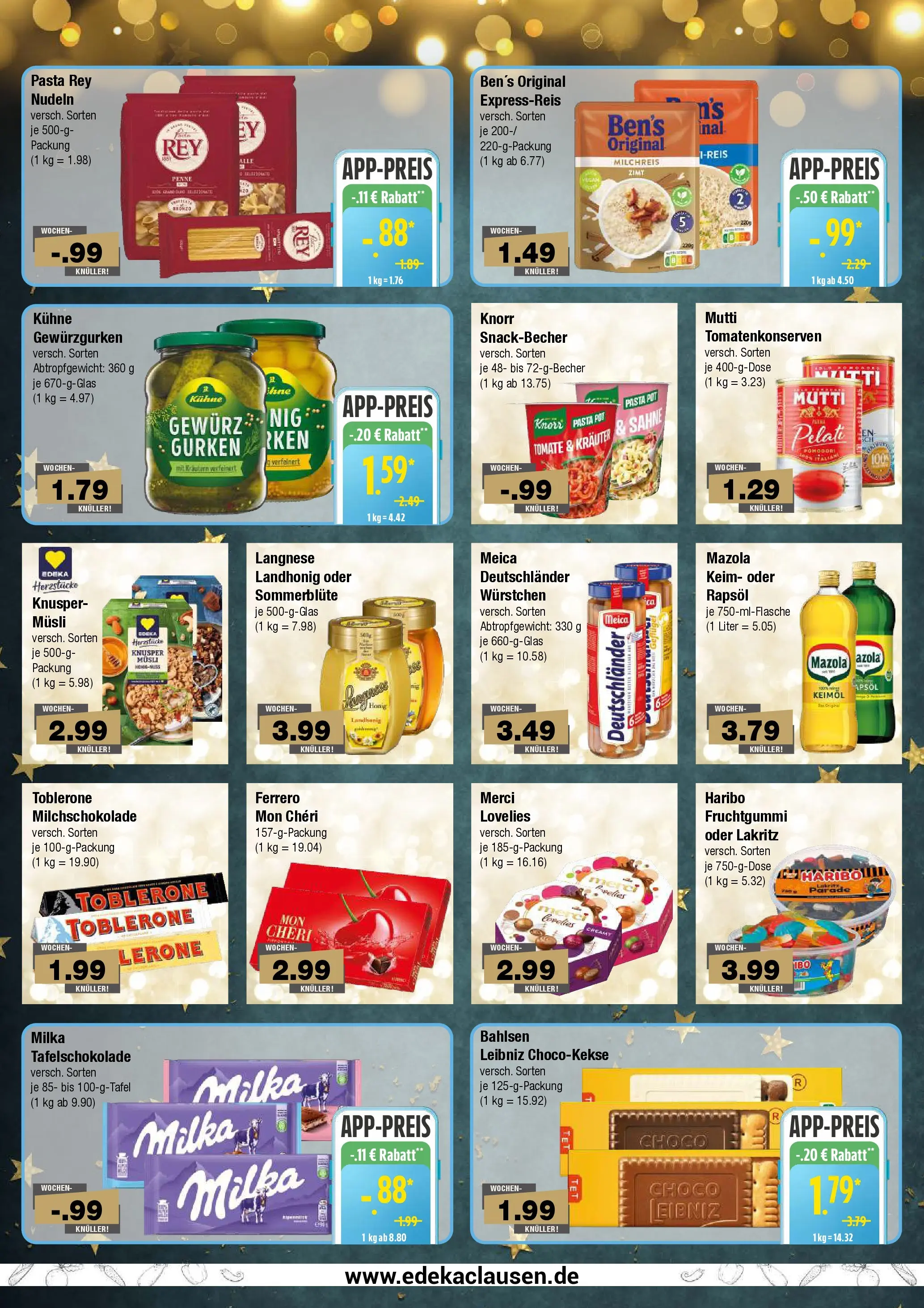 Edeka prospekt Hamburg	 (ab 07.12.2025) » Angebote Online | Seite: 6 | Produkte: Musli, Rapsöl, Milka, Meica