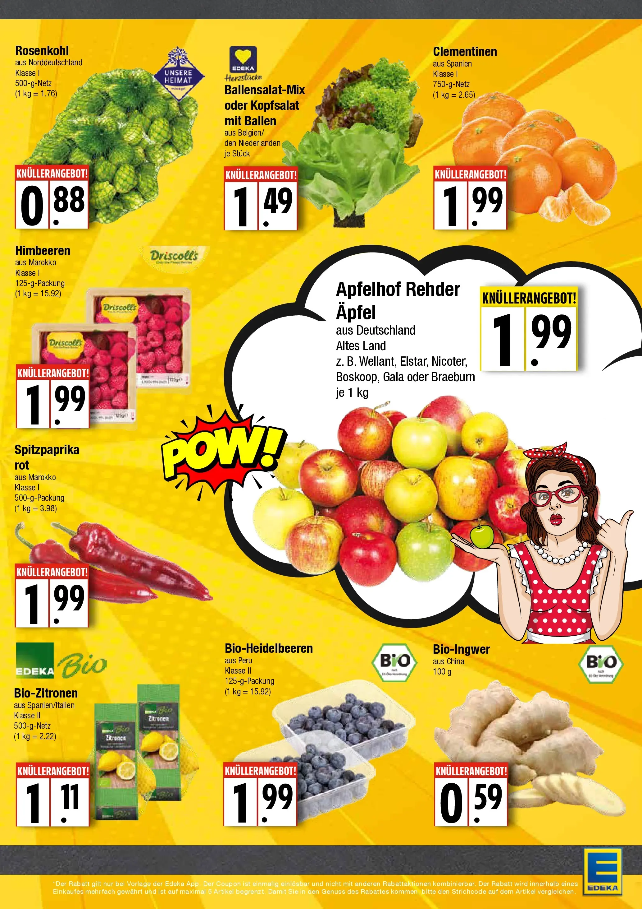 Edeka prospekt Hamburg	 (ab 07.12.2025) » Angebote Online | Seite: 3 | Produkte: Himbeeren, Äpfel, Zitronen