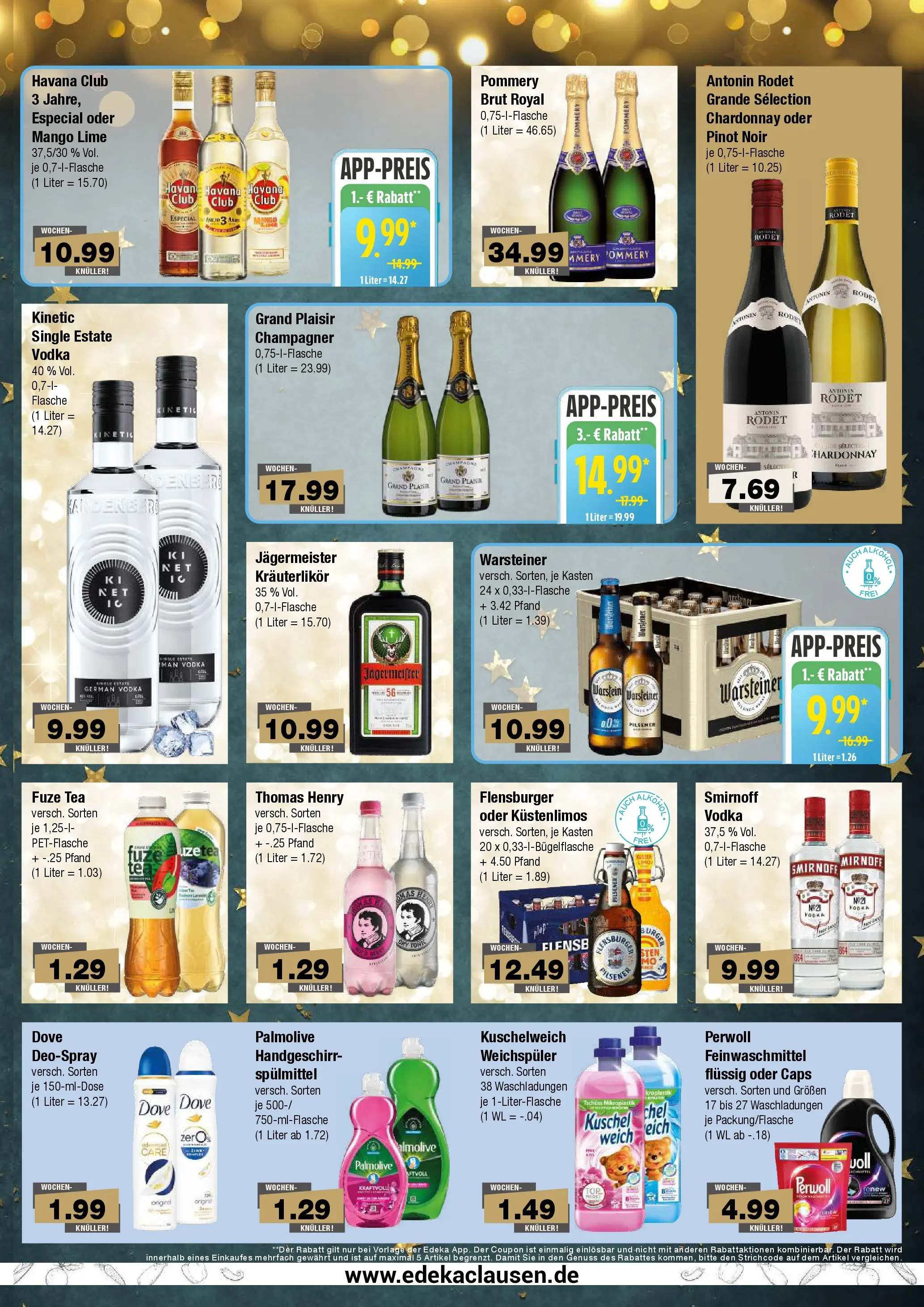 Edeka prospekt Hamburg	 (ab 07.12.2025) » Angebote Online | Seite: 7 | Produkte: Burger, Deodorant, Smirnoff, Vodka