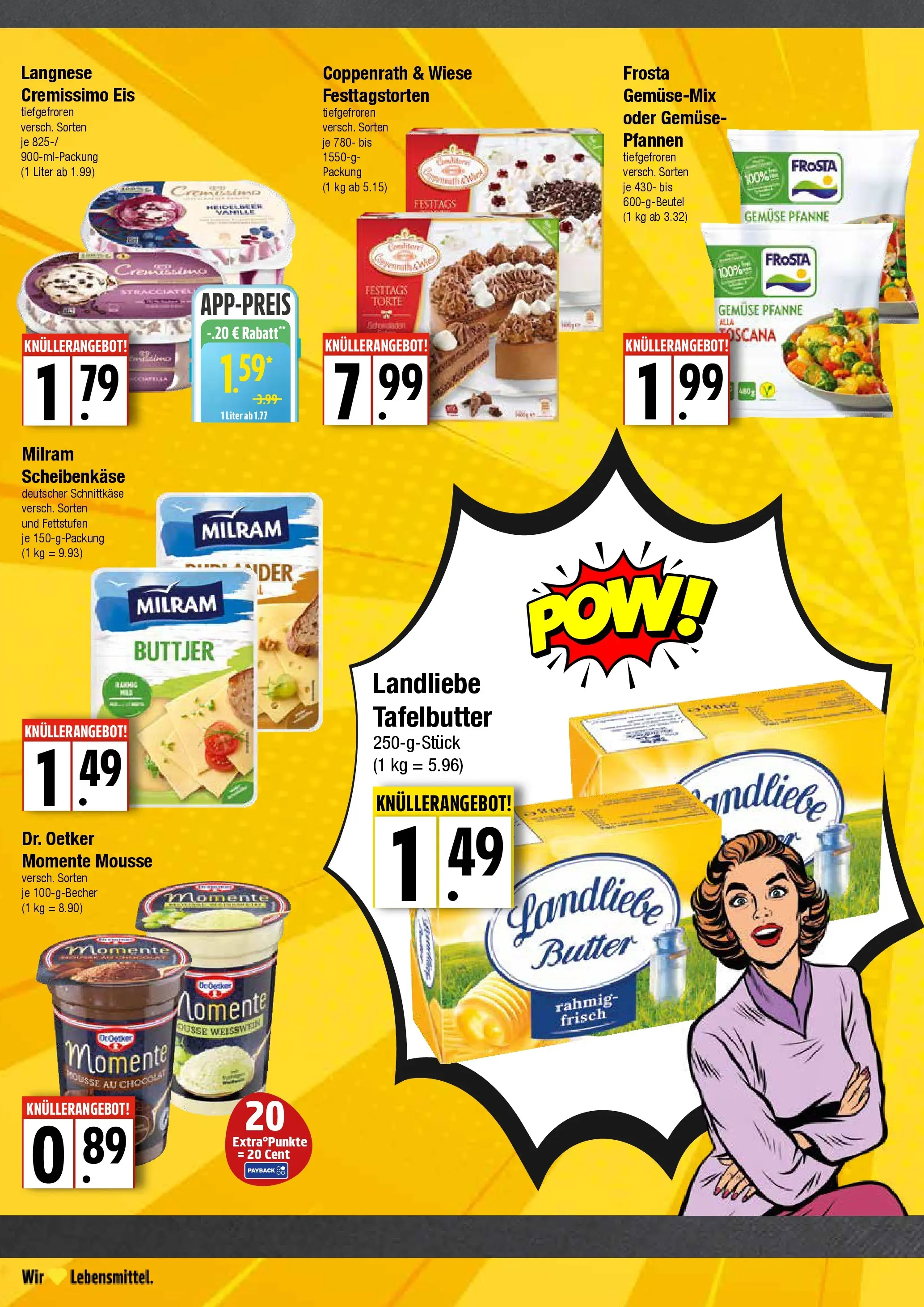 Edeka prospekt Hamburg	 (ab 07.12.2025) » Angebote Online | Seite: 6 | Produkte: Langnese, Langnese cremissimo, Frosta, Gemüse