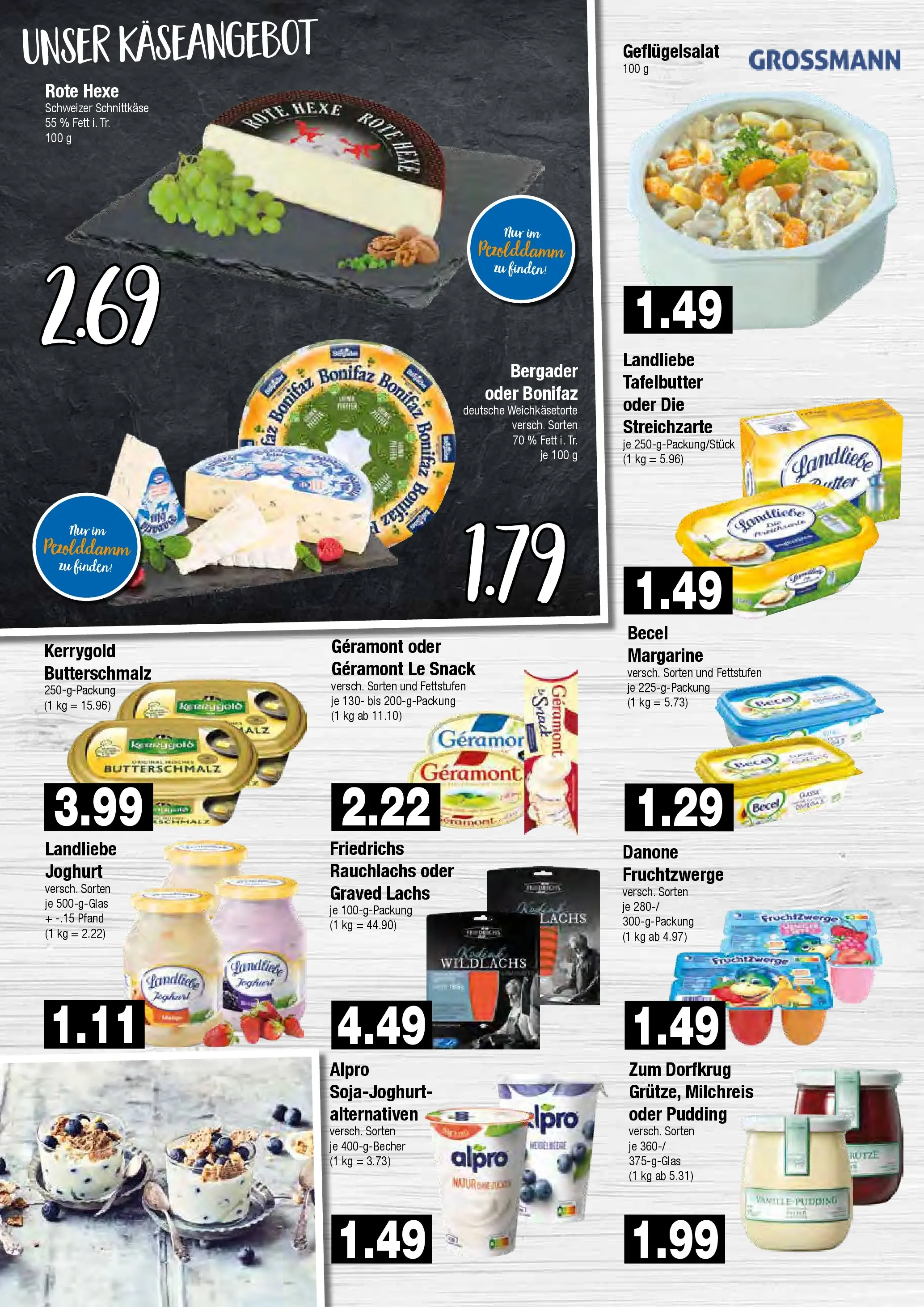 Edeka prospekt Hamburg	 (ab 07.12.2025) » Angebote Online | Seite: 4 | Produkte: Margarine, Becel, Alpro, Landliebe joghurt