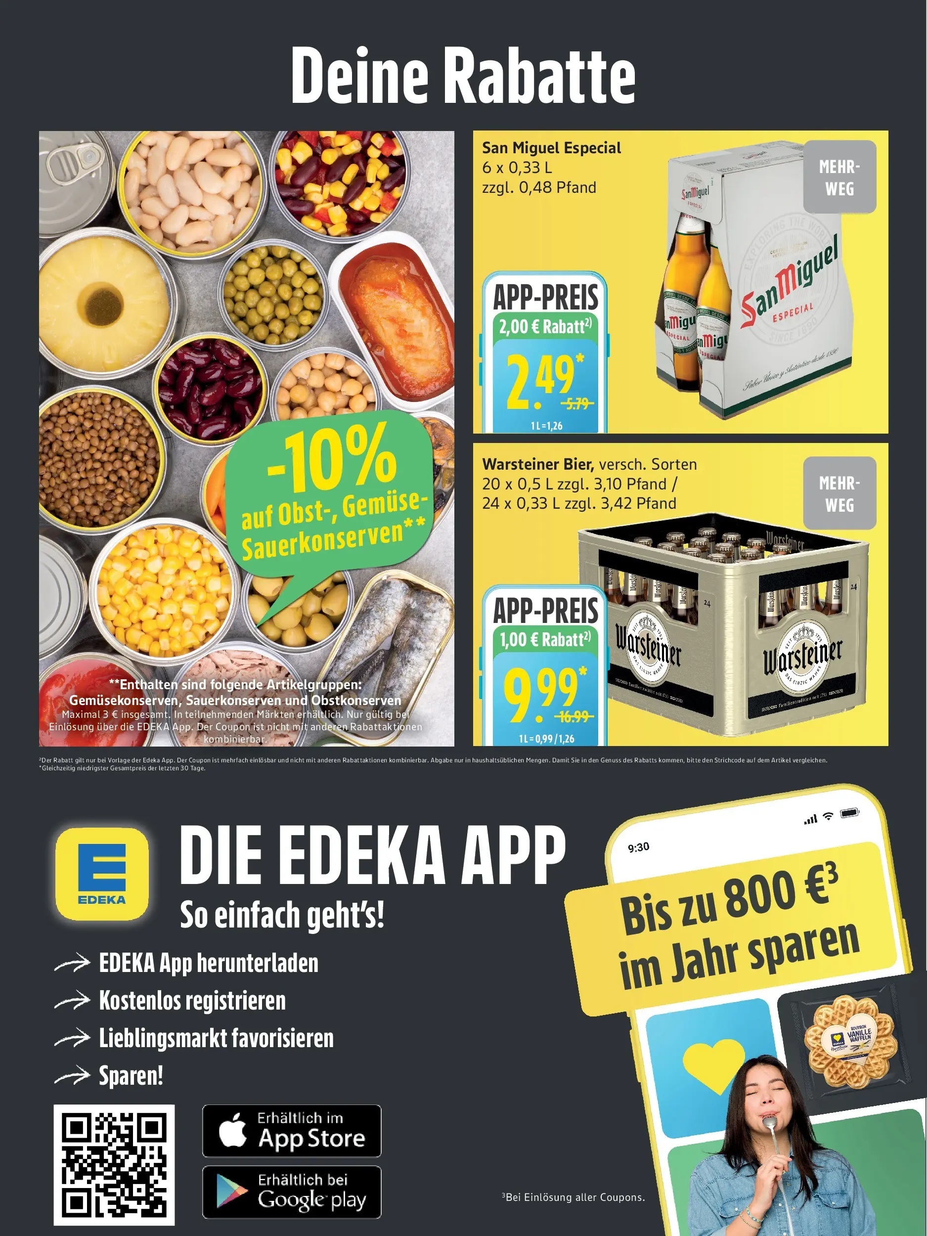 Edeka prospekt Neu Wulmstorf	 (ab 07.12.2025) » Angebote Online | Seite: 6 | Produkte: Gemüse, Warsteiner