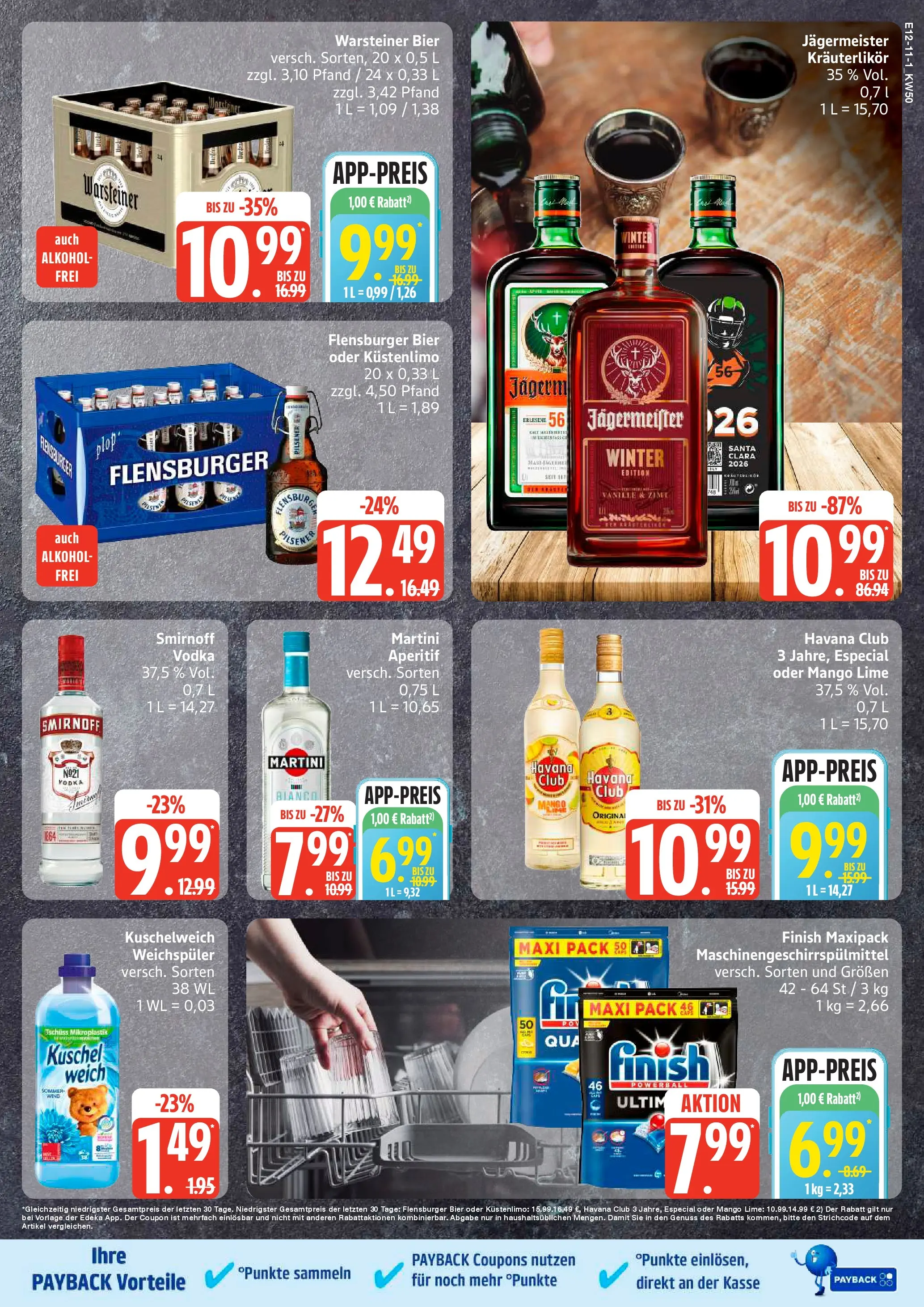 Edeka prospekt Sterup	 (ab 07.12.2025) » Angebote Online | Seite: 11 | Produkte: Havana club, Kuschelweich, Mango, Smirnoff