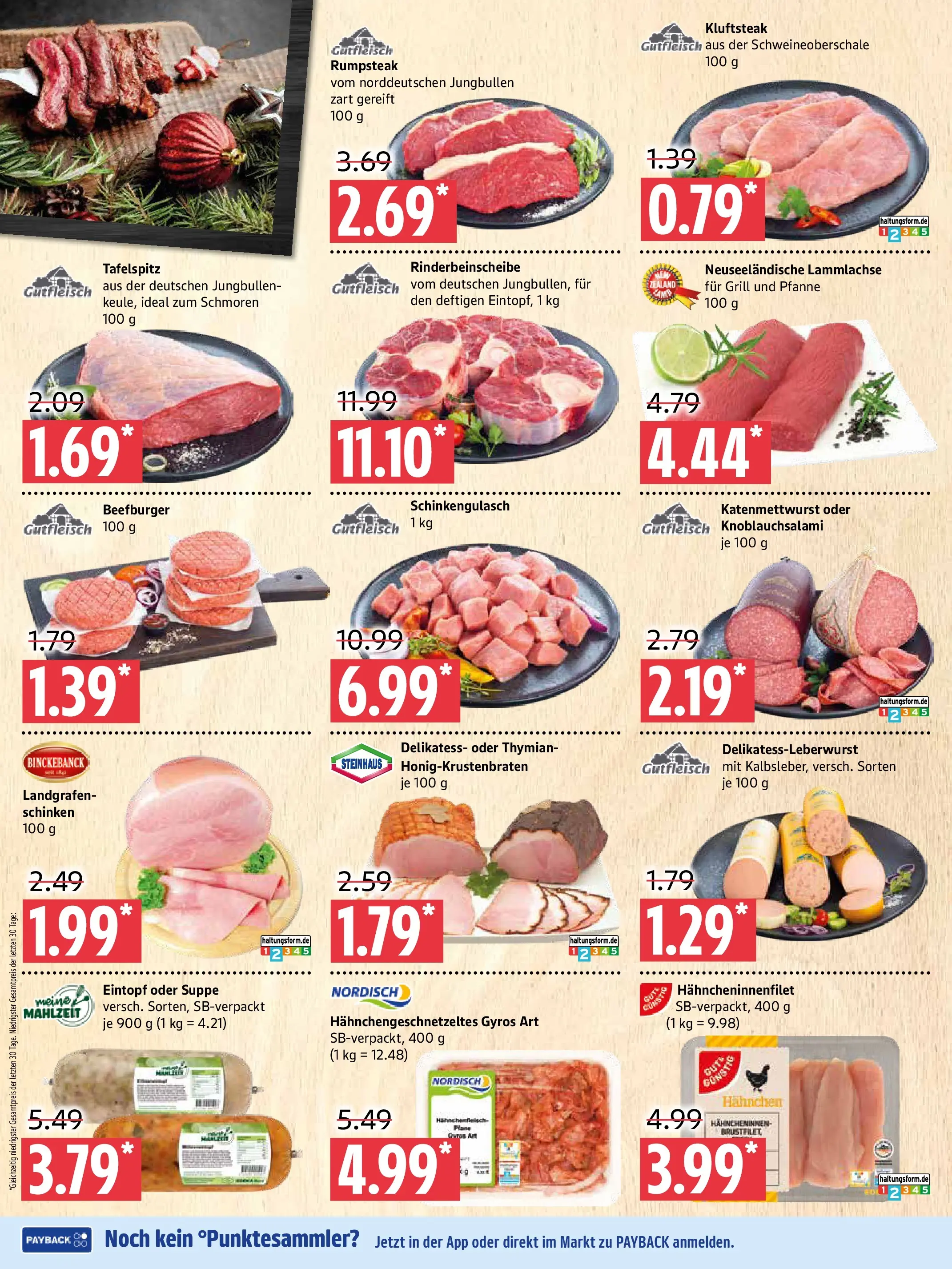Marktkauf - Marktkauf: Wochenangebote (ab 08.12.2025) » Angebote online | Seite: 2 | Produkte: Rumpsteak, Grill, Gyros, Schinken