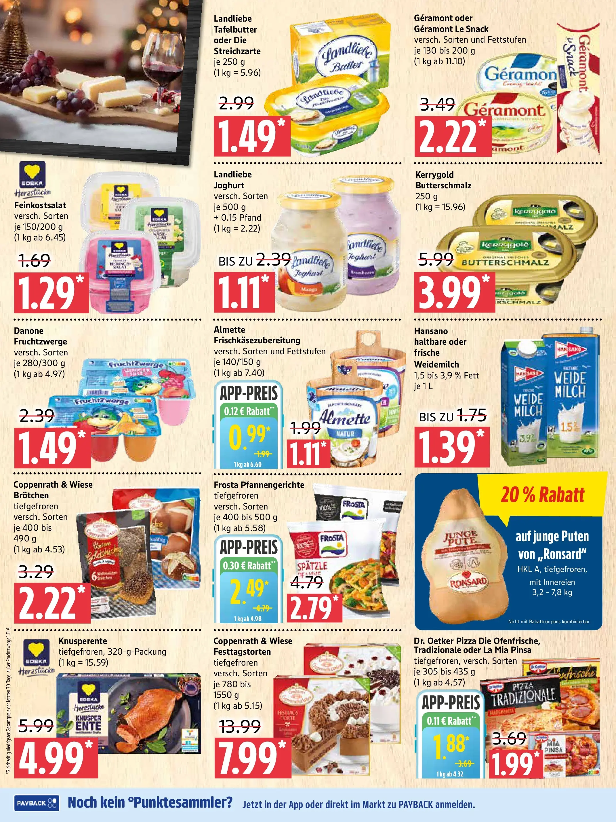 Marktkauf - Marktkauf: Wochenangebote (ab 08.12.2025) » Angebote online | Seite: 4 | Produkte: Butterschmalz, Joghurt, Fruchtzwerge, Ente