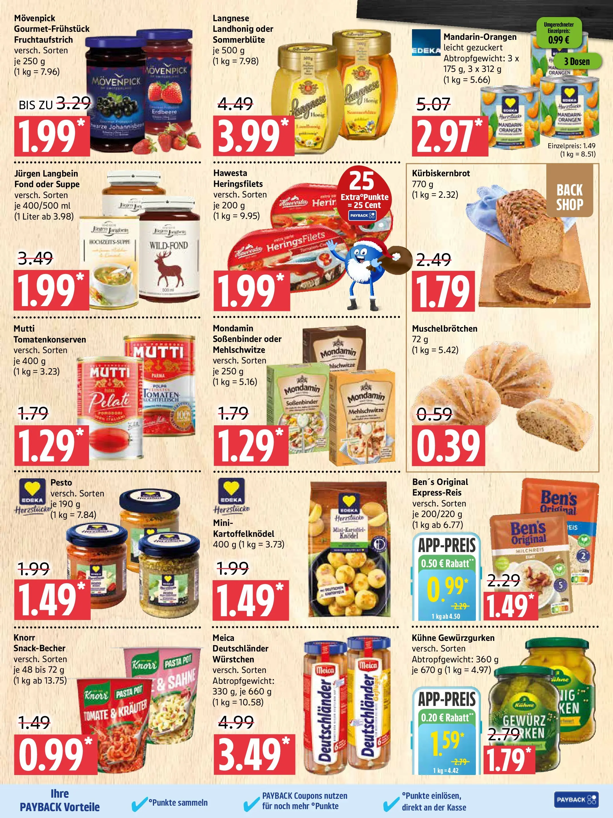 Marktkauf - Marktkauf: Wochenangebote (ab 08.12.2025) » Angebote online | Seite: 5 | Produkte: Langnese, Orangen, Meica, Sahne