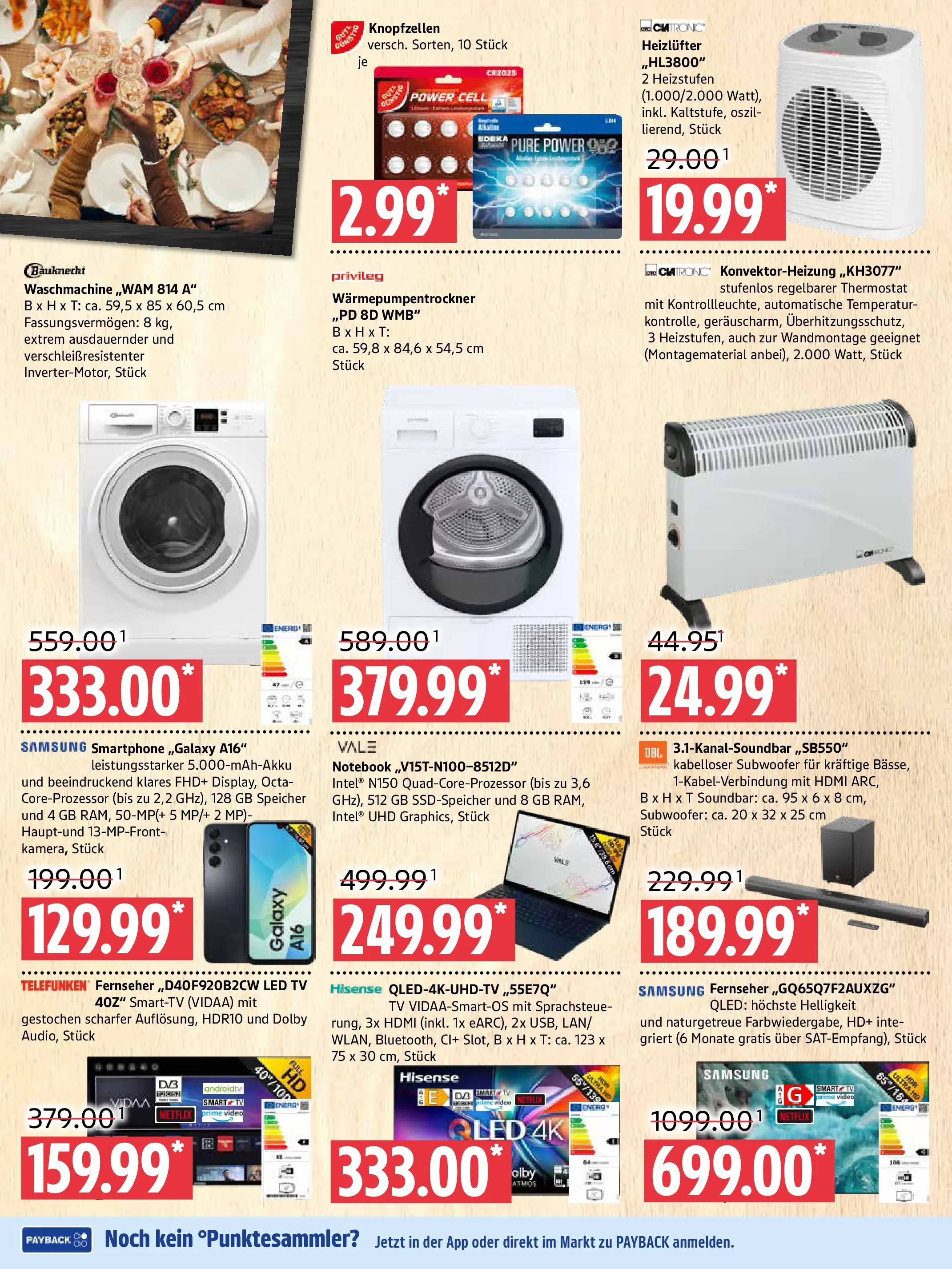 Marktkauf - Marktkauf: Wochenangebote (ab 08.12.2025) » Angebote online | Seite: 14 | Produkte: Hisense, Soundbar, Smartphone, Video