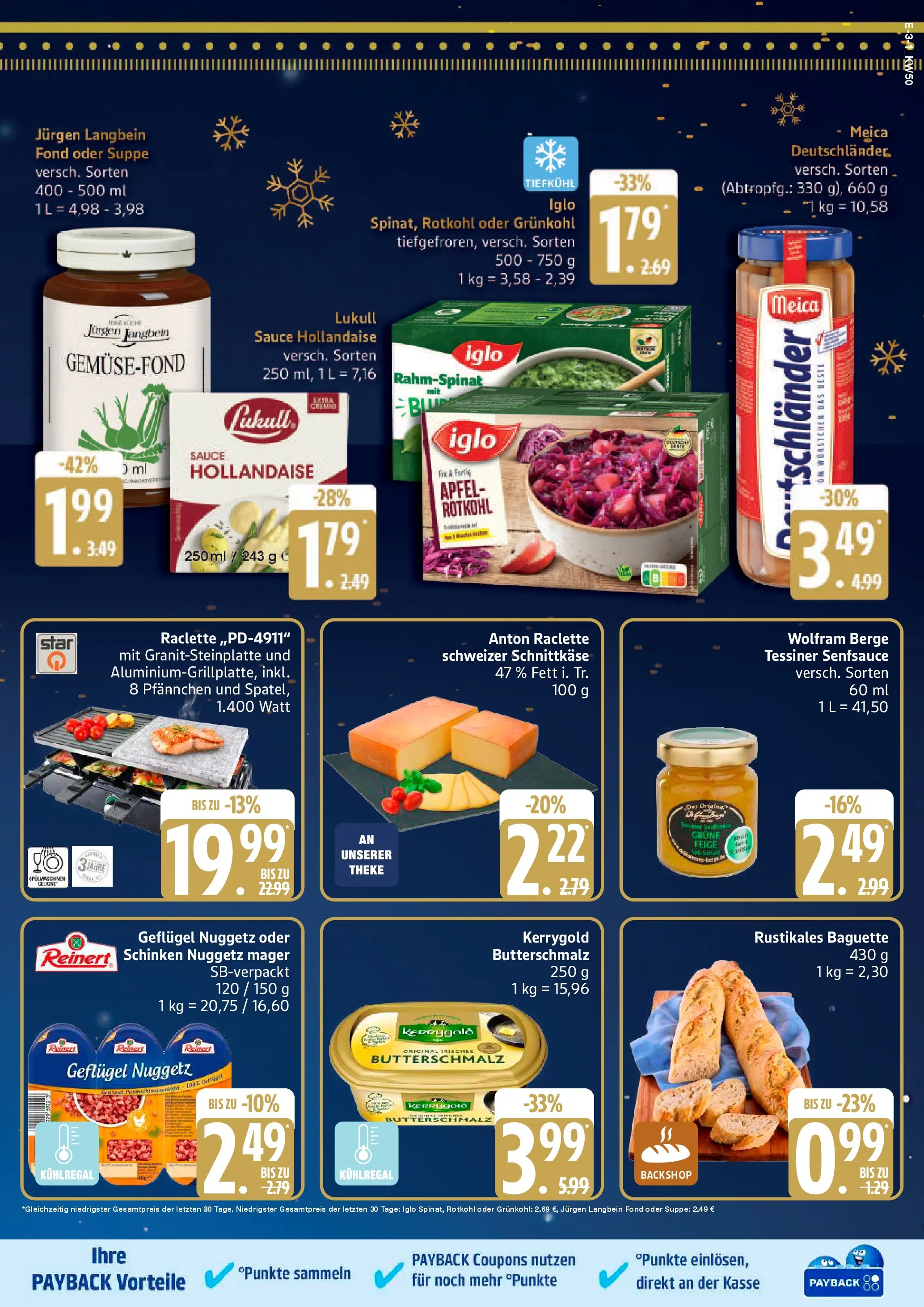 Edeka prospekt Bad Schwartau	 (ab 07.12.2025) » Angebote Online | Seite: 3 | Produkte: Rotkohl, Iglo, Äpfel, Meica