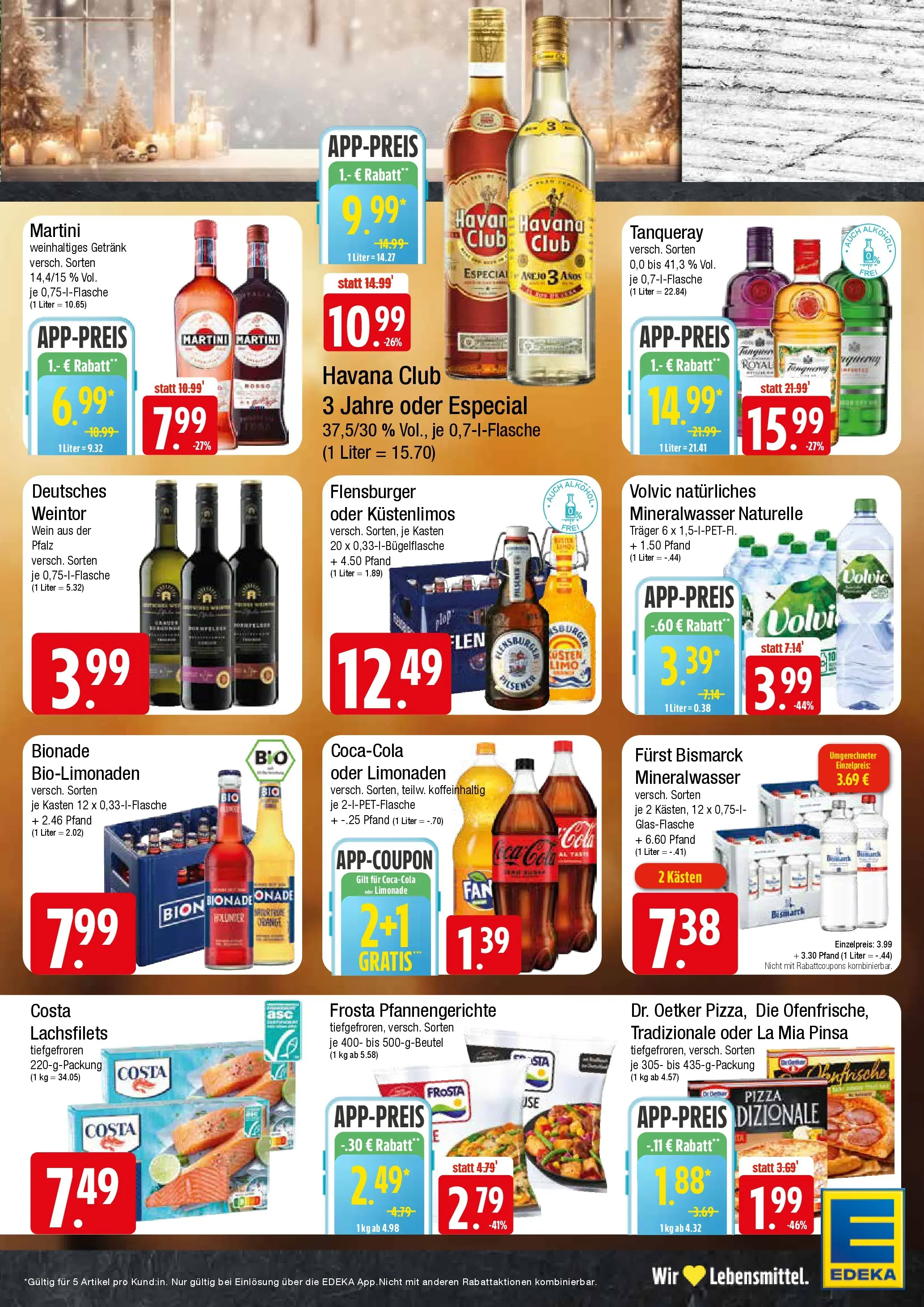 Edeka prospekt Wentorf	 (ab 07.12.2025) » Angebote Online | Seite: 7 | Produkte: Havana club, Bionade, Pizza, Volvic