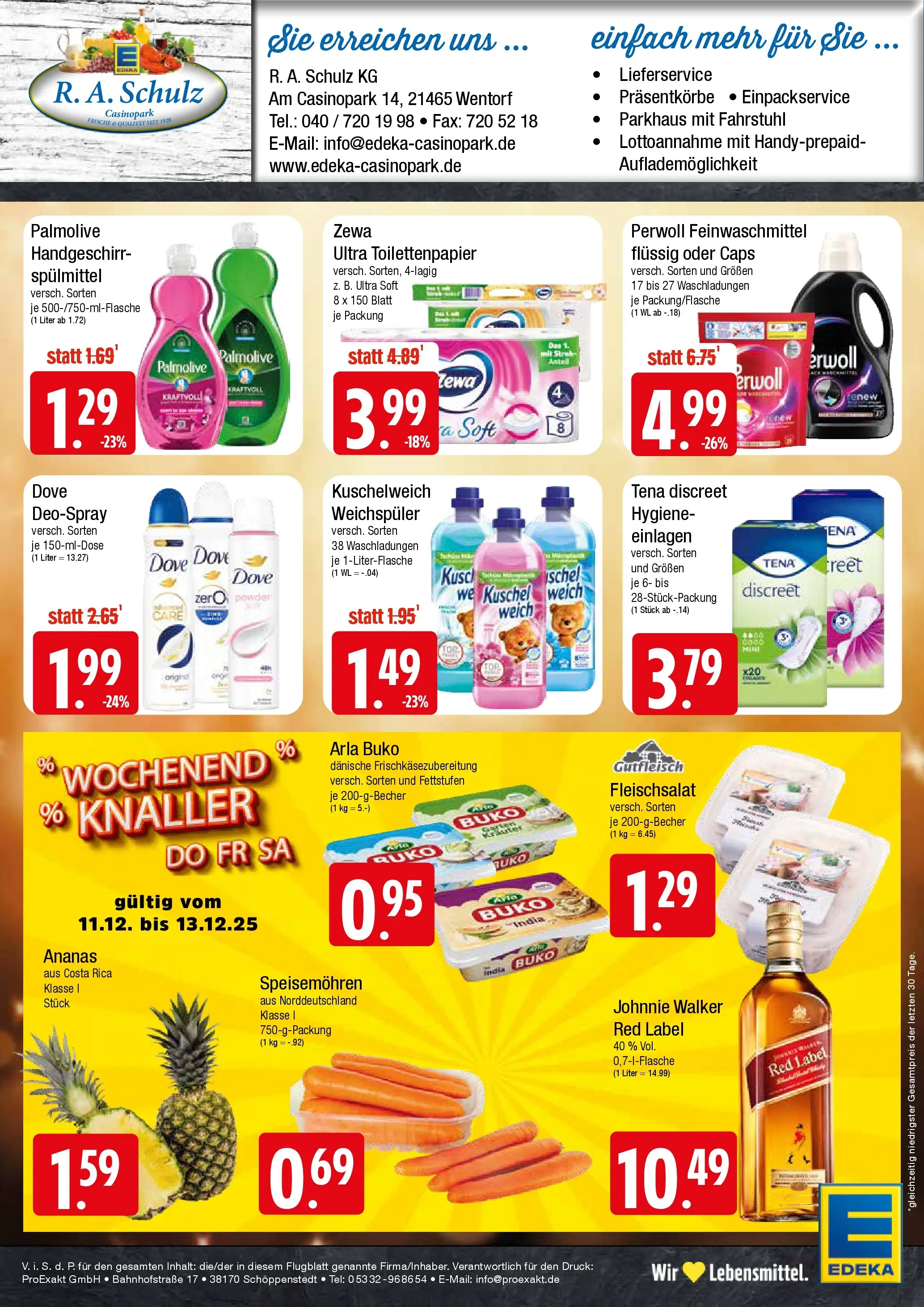 Edeka prospekt Wentorf	 (ab 07.12.2025) » Angebote Online | Seite: 8 | Produkte: Kuschelweich, Ananas, Weichspüler, Toilettenpapier