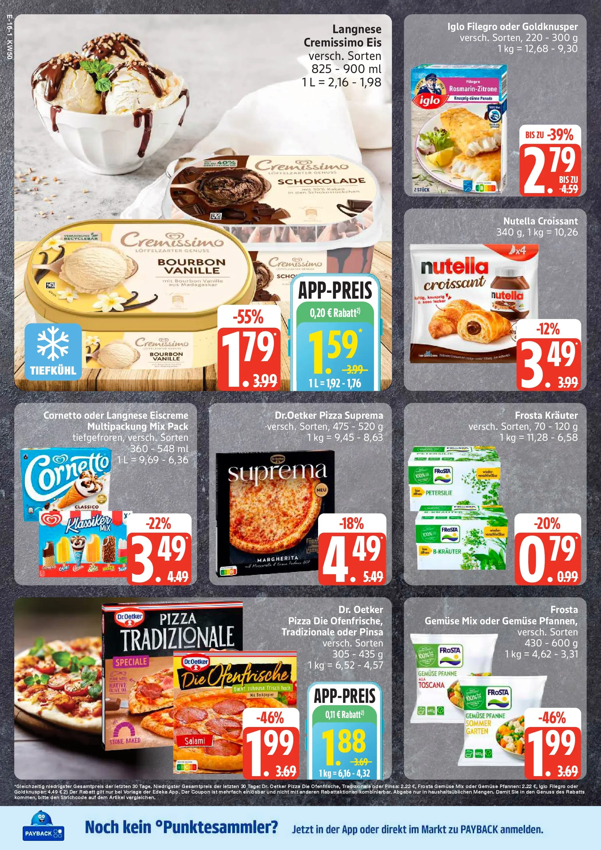 Edeka prospekt Bad Schwartau	 (ab 07.12.2025) » Angebote Online | Seite: 19 | Produkte: Schokolade, Iglo, Nutella, Petersilie