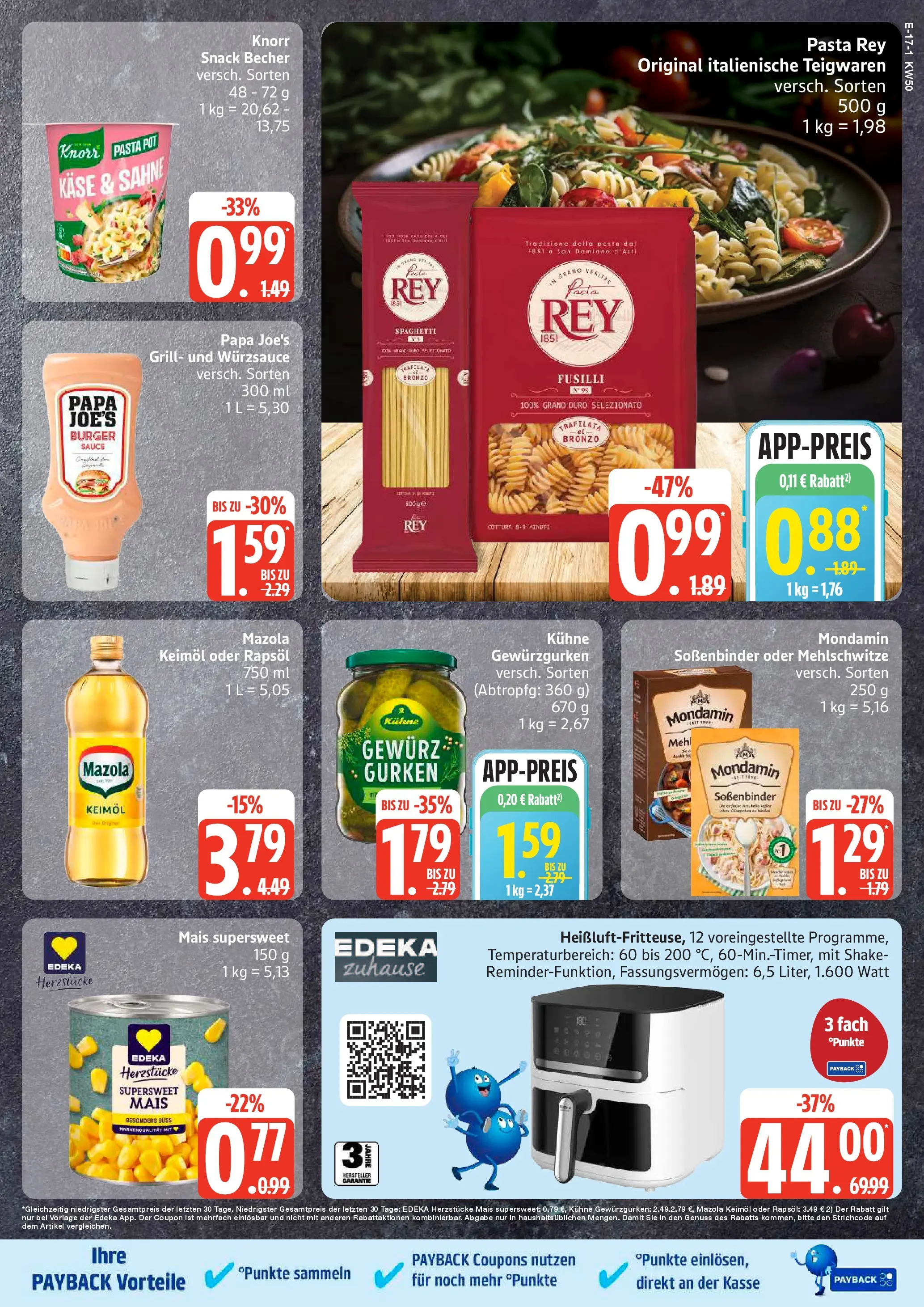 Edeka prospekt Bad Schwartau	 (ab 07.12.2025) » Angebote Online | Seite: 20 | Produkte: Grill, Burger, Pasta, Sahne