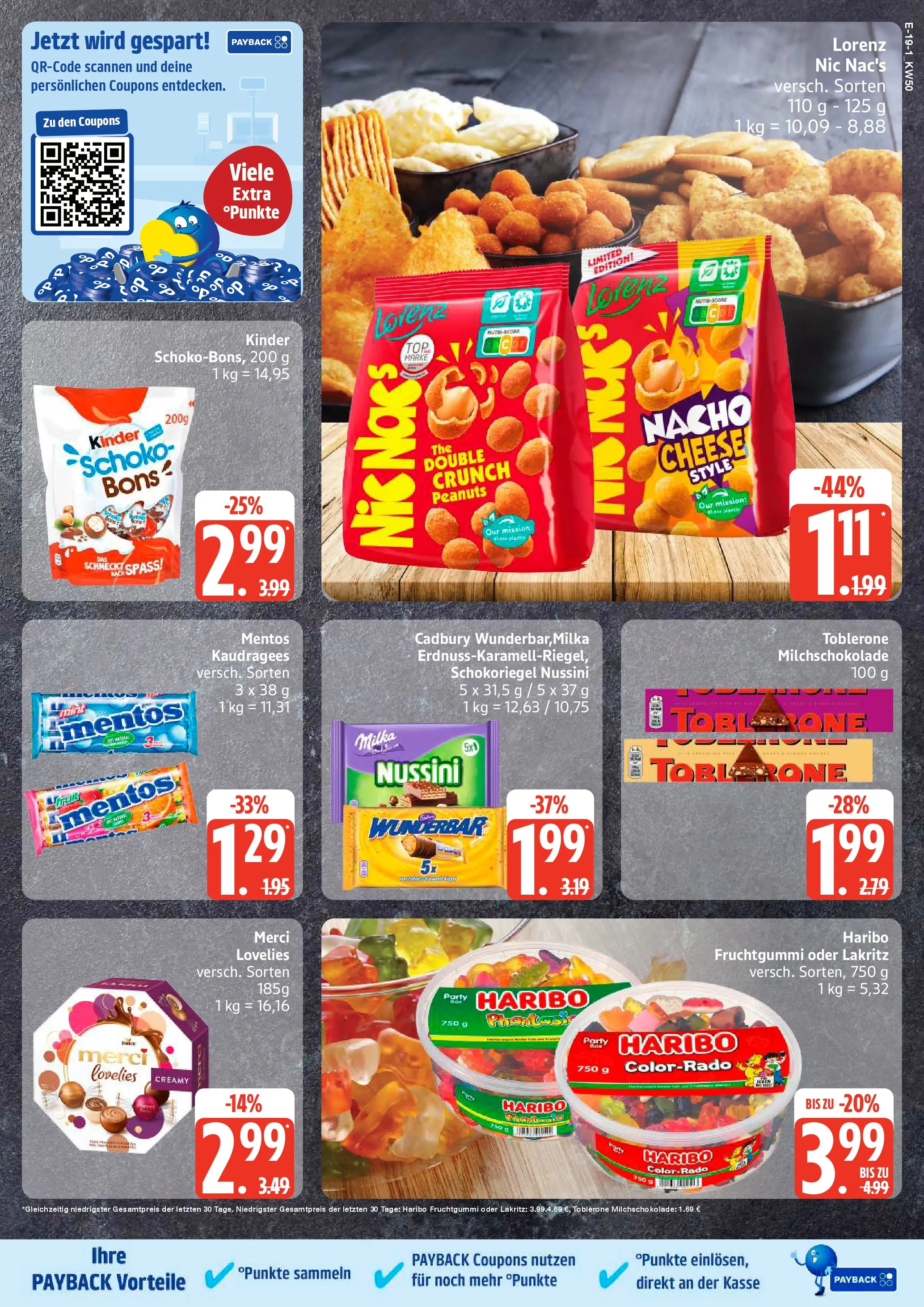Edeka prospekt Bad Schwartau	 (ab 07.12.2025) » Angebote Online | Seite: 23 | Produkte: Merci, Haribo, Milka