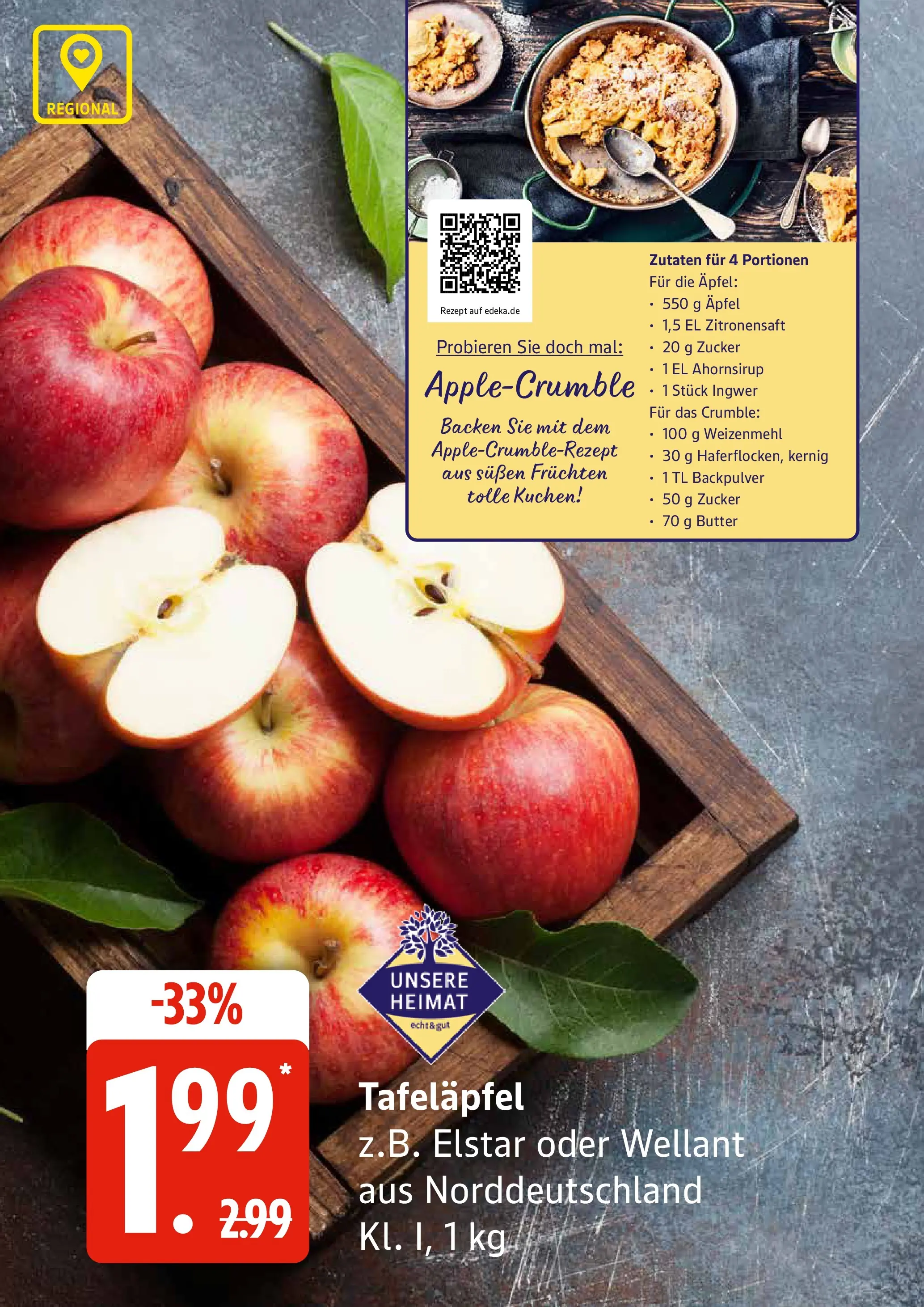 Edeka prospekt Bad Schwartau	 (ab 07.12.2025) » Angebote Online | Seite: 12 | Produkte: Butter, Äpfel, Weizenmehl, Zucker