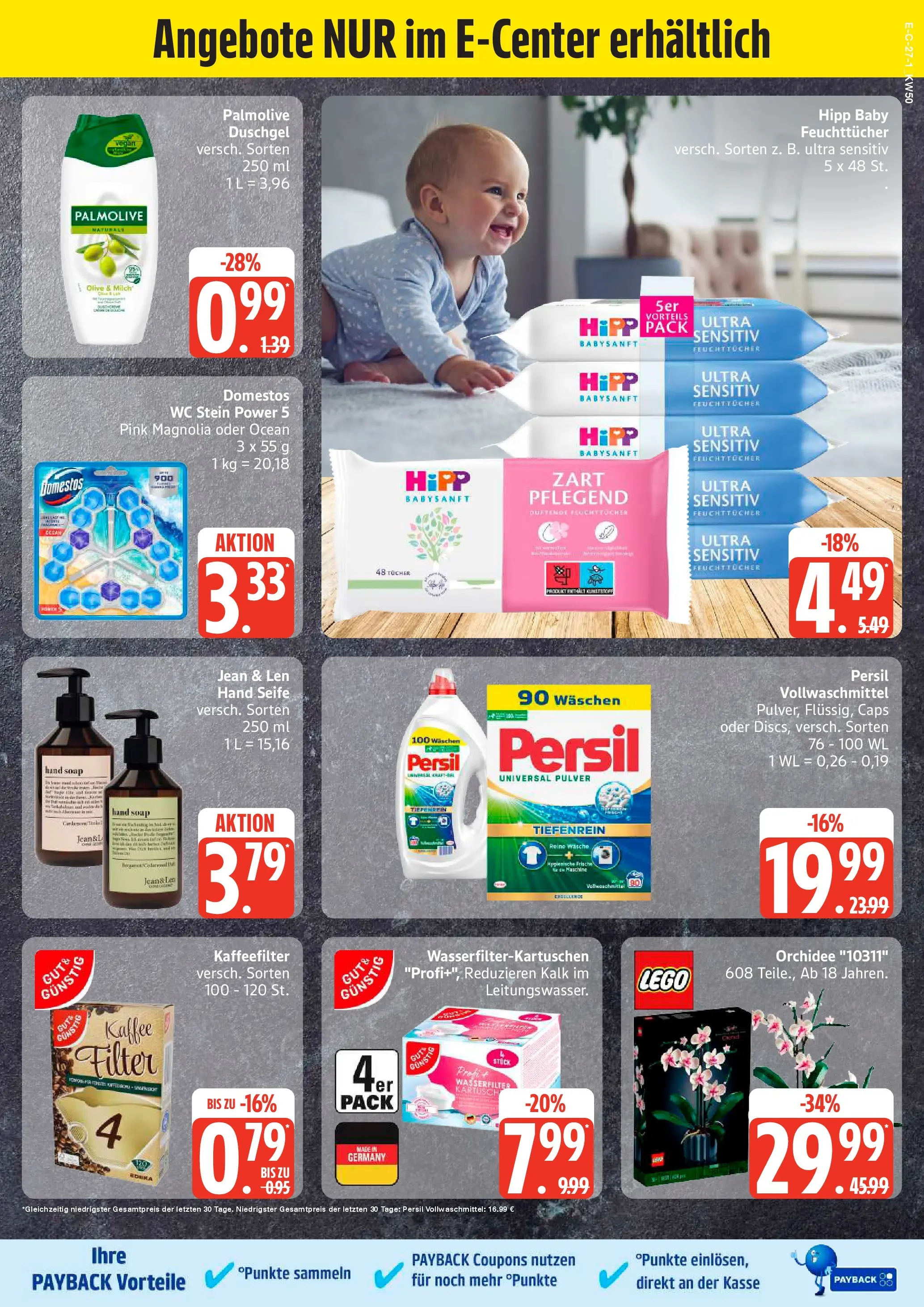 Edeka prospekt Kiel	 (ab 07.12.2025) » Angebote Online | Seite: 27 | Produkte: Kaffee, Duschgel, WC Stein, Persil