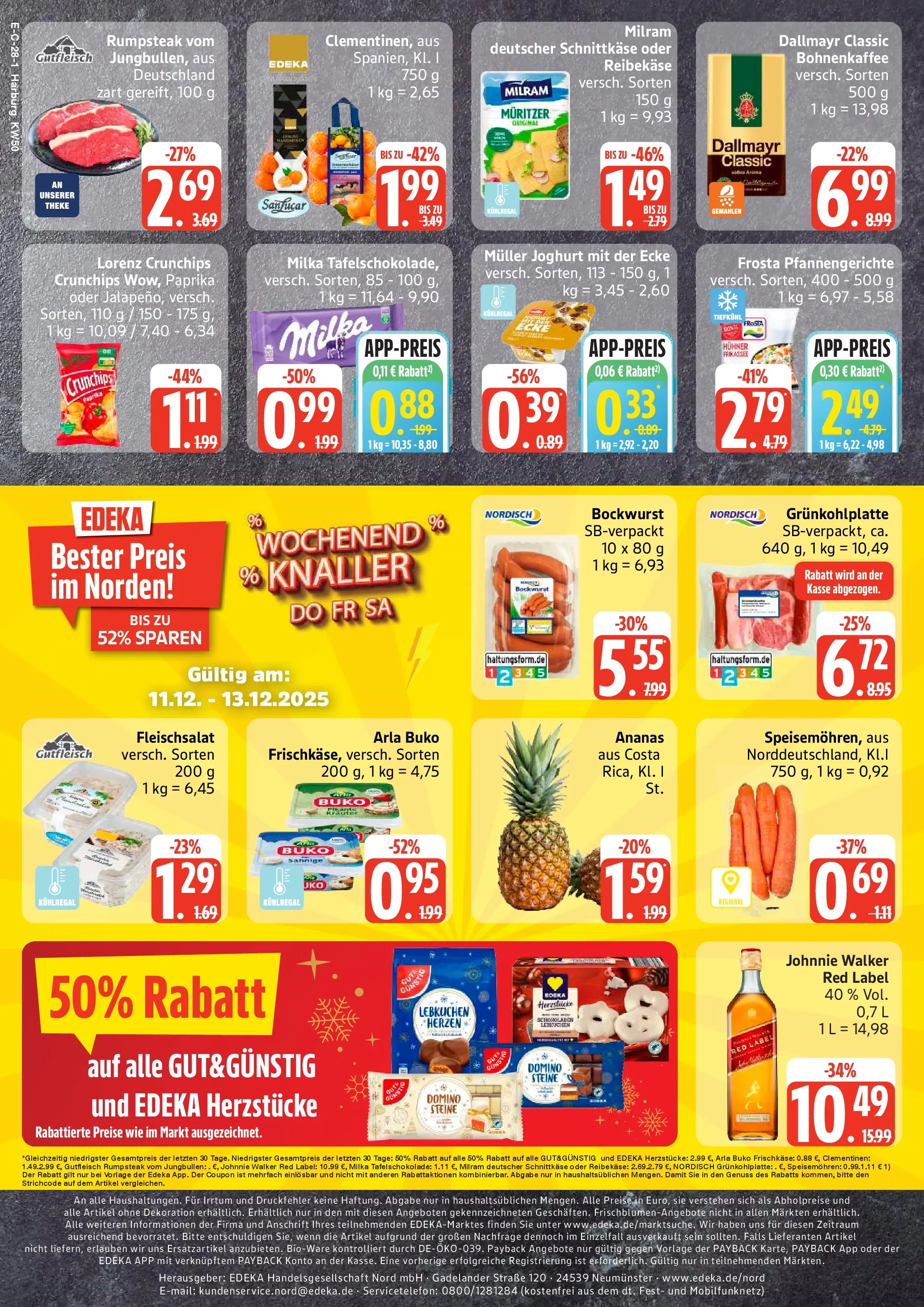 Edeka prospekt Hamburg	 (ab 07.12.2025) » Angebote Online | Seite: 28 | Produkte: Theke, Milram, Lorenz crunchips, Chips