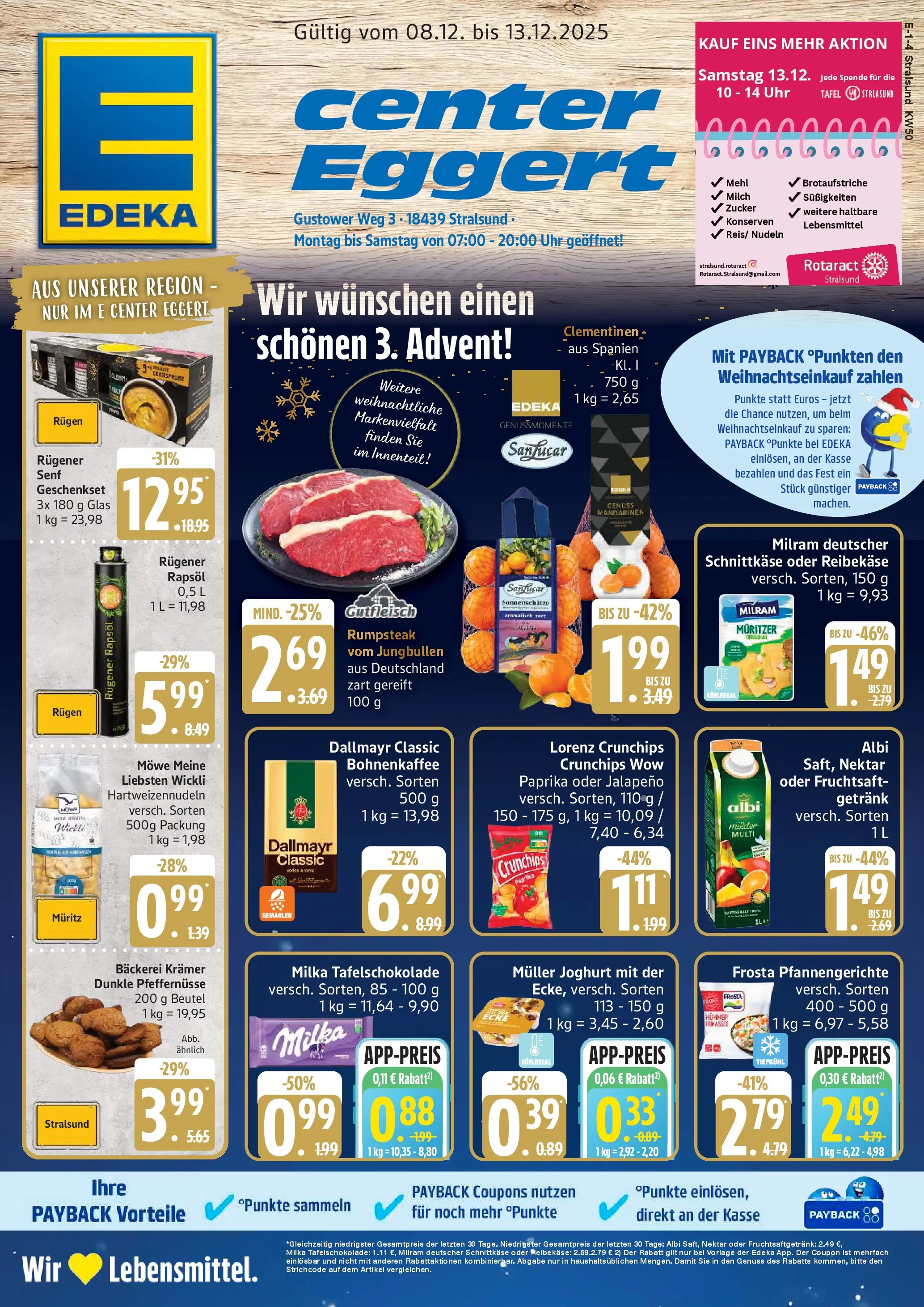 Marktkauf - Marktkauf: Wochenangebote (ab 08.12.2025) » Angebote online | Seite: 1 | Produkte: Mehl, Mandarinen, Milka, Fruchtsaft