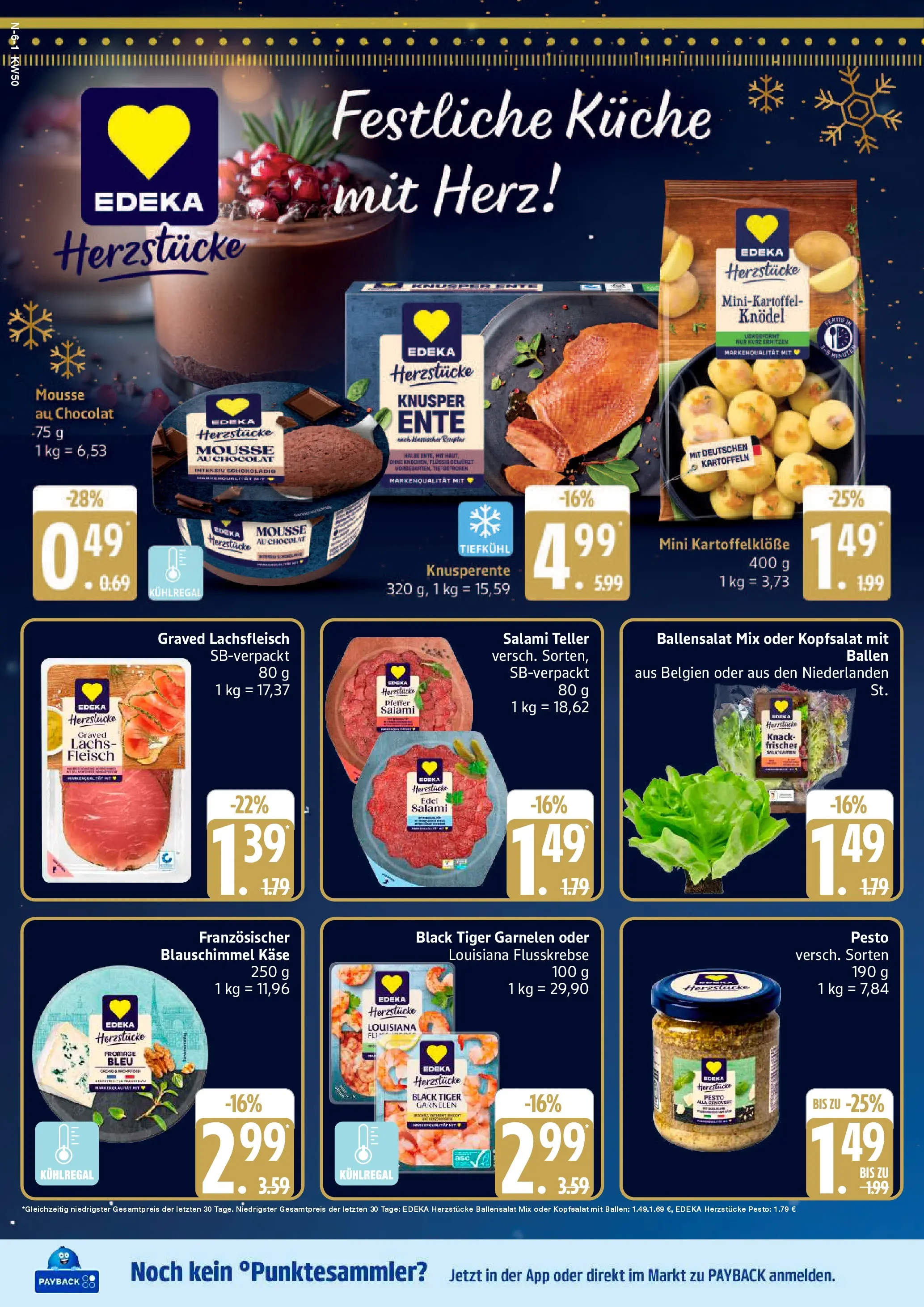 Edeka prospekt Cuxhaven	 (ab 07.12.2025) » Angebote Online | Seite: 6 | Produkte: Küche, Pfeffer, Tiger garnelen, Fleisch