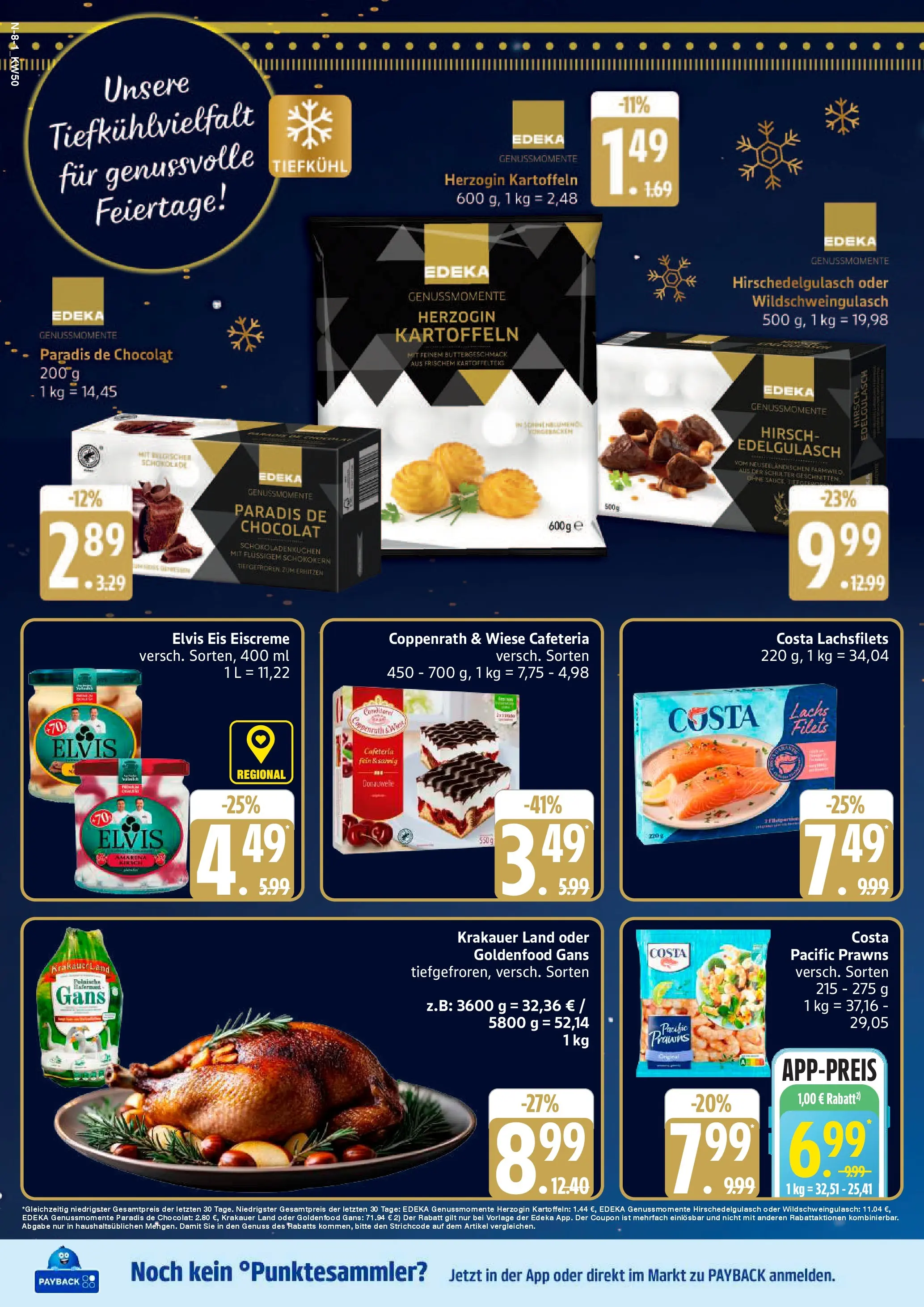 Edeka prospekt Cuxhaven	 (ab 07.12.2025) » Angebote Online | Seite: 8 | Produkte: Schokolade, Sonnenblumenol, Eiscreme, Kartoffeln
