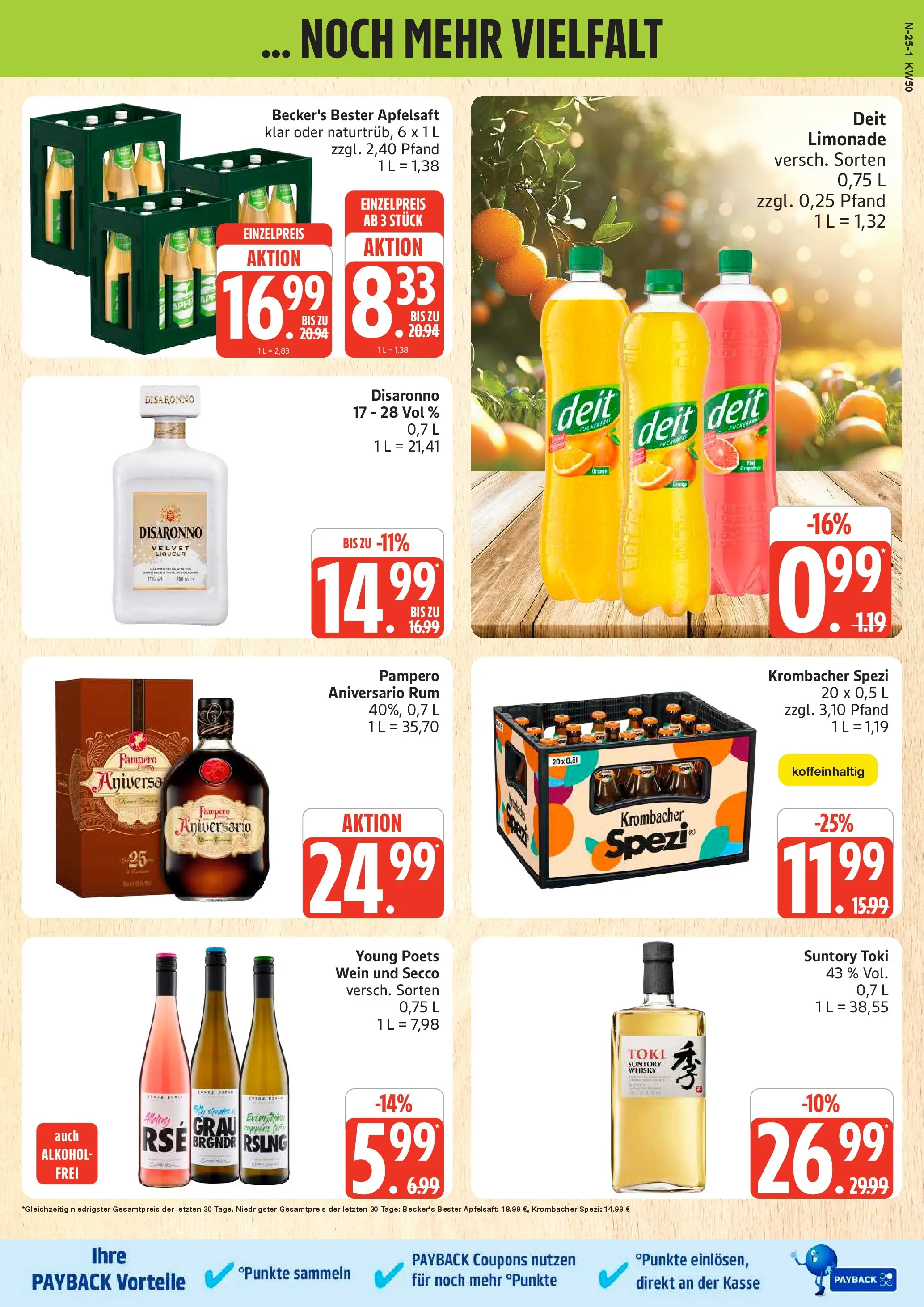 Edeka prospekt Cuxhaven	 (ab 07.12.2025) » Angebote Online | Seite: 25 | Produkte: Whisky, Apple, Krombacher, Wein