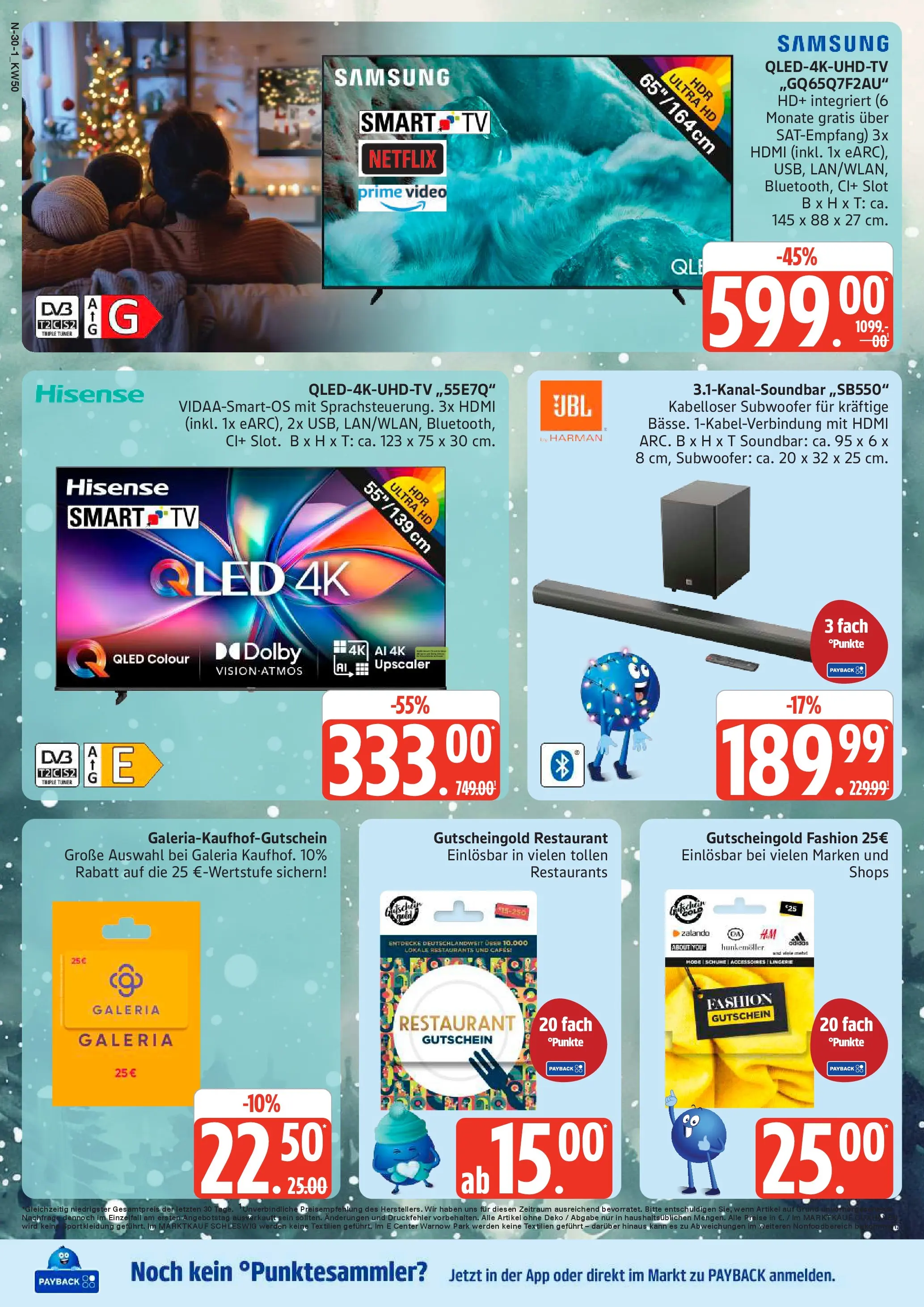 Edeka prospekt Cuxhaven	 (ab 07.12.2025) » Angebote Online | Seite: 30 | Produkte: Samsung, Smart TV, Soundbar, TV