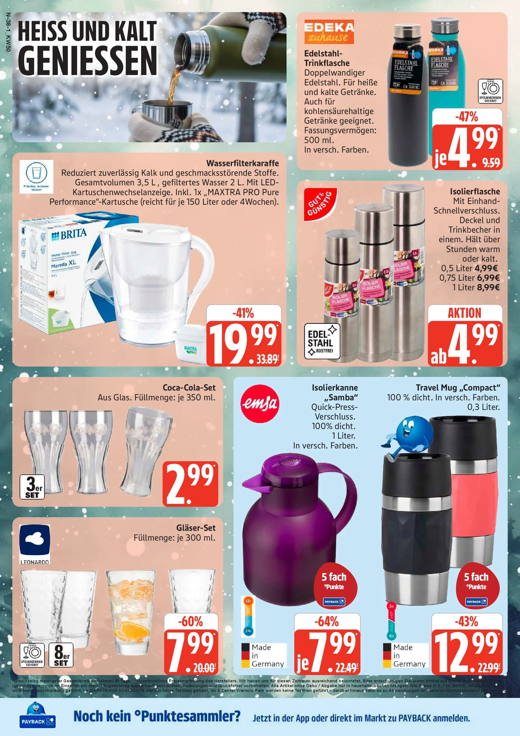 Edeka prospekt Cuxhaven	 (ab 07.12.2025) » Angebote Online | Seite: 38 | Produkte: Wasser