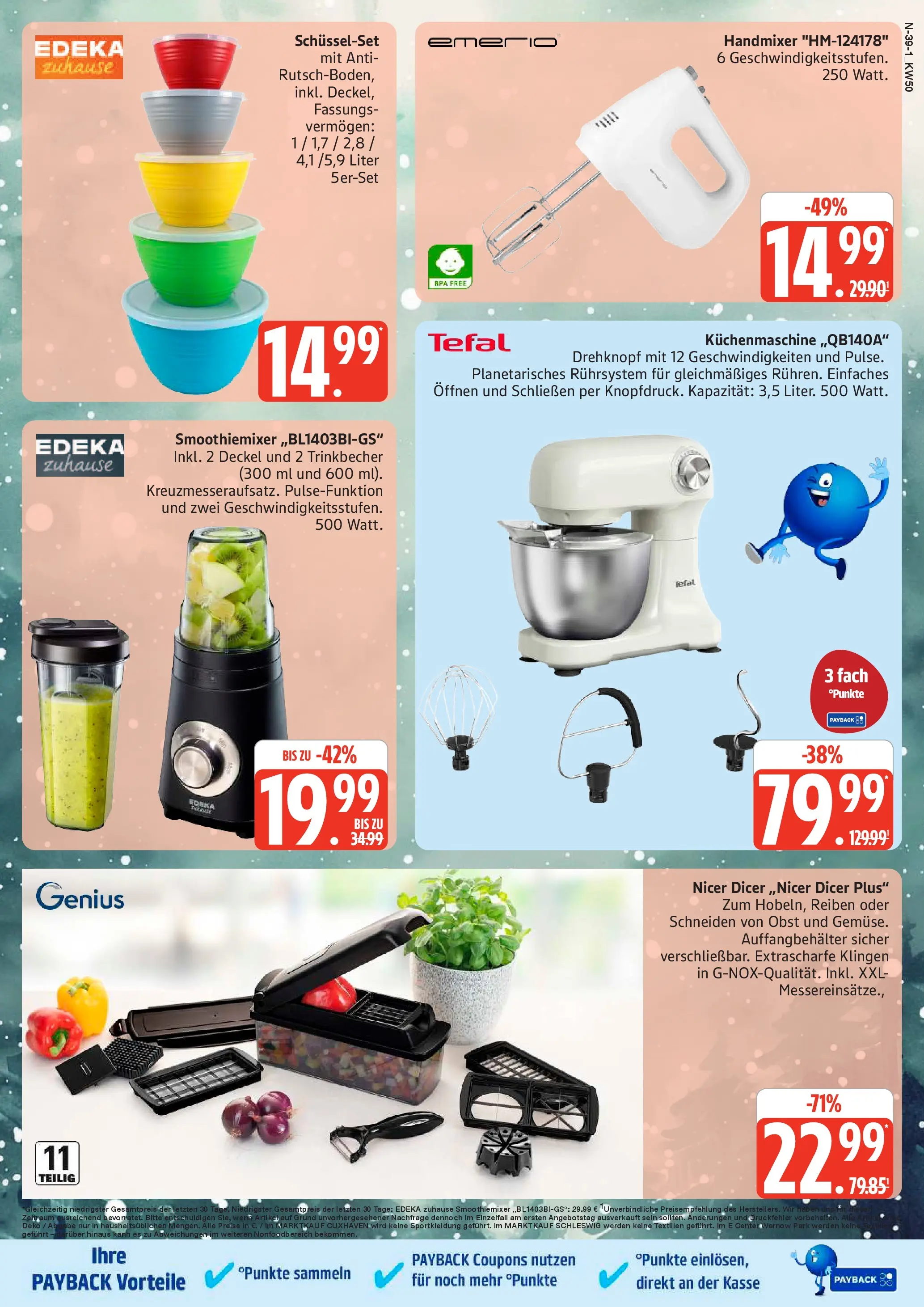 Edeka prospekt Cuxhaven	 (ab 07.12.2025) » Angebote Online | Seite: 39 | Produkte: Mixer, Handmixer, Obst