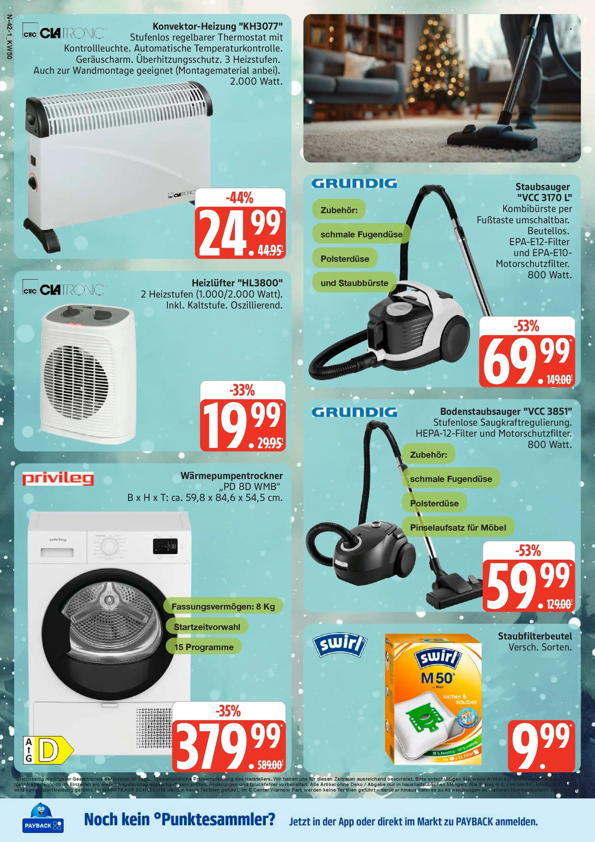 Edeka prospekt Cuxhaven	 (ab 07.12.2025) » Angebote Online | Seite: 42 | Produkte: Staubsauger